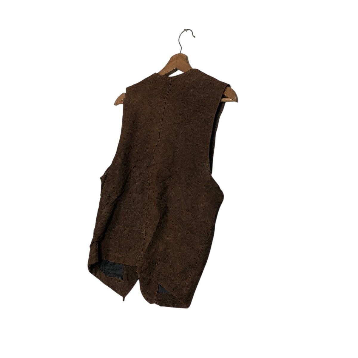 Japanese Brand 🔥VINTAGE GENUINE LEATHER VEST BIKET JACKET TURKY BEAR Size US M / EU 48-50 / 2 - 12 Thumbnail