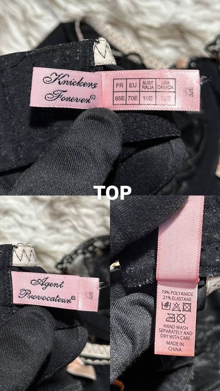 Agent Provocateur Agent provocateur 3 Piece Set USA 32E Bra Garter belt underw Size ONE SIZE - 5 Thumbnail