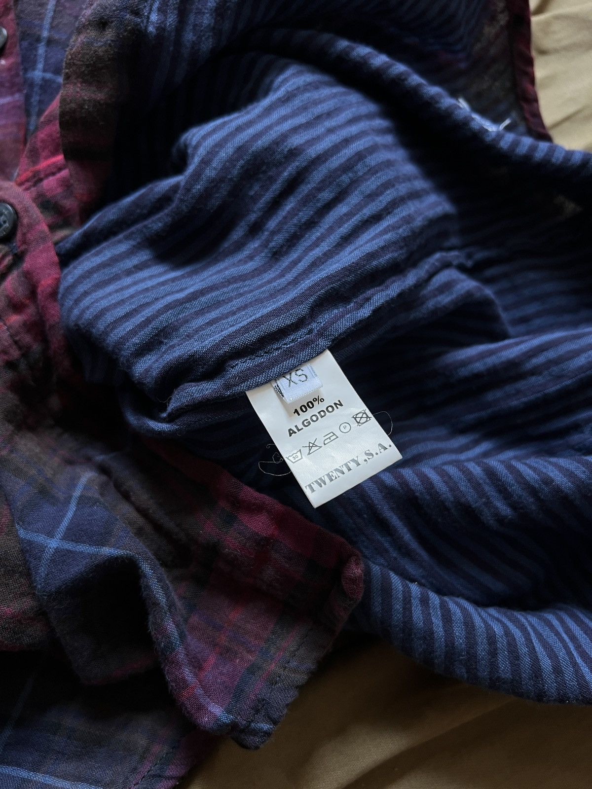 Marithe + Francois Girbaud Vintage Marithe Francouis Girbaud Buttn Up Avant-Garde Shirt Size XS / US 0-2 / IT 36-38 - 11 Thumbnail