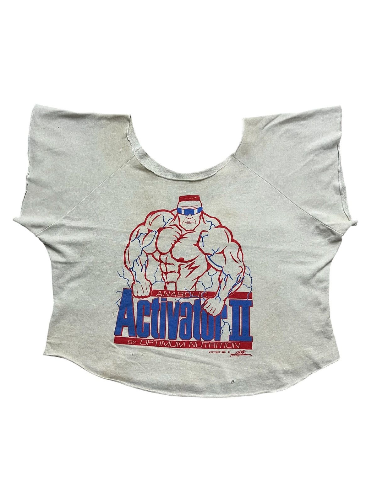 Vintage Vintage 1992 Anabolic Activator Bodybuilding Chopped Sweat Size US L / EU 52-54 / 3 - 1 Thumbnail
