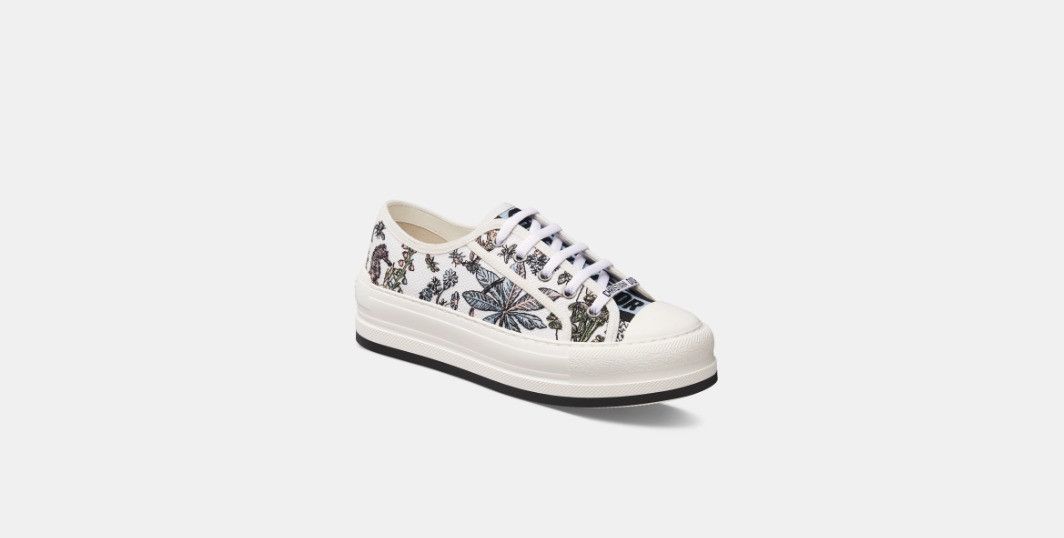 Dior o1w1db11025 KCK385 Platform Low-Top Sneakers in Multicolor Size US 6 / IT 36 - 2 Thumbnail