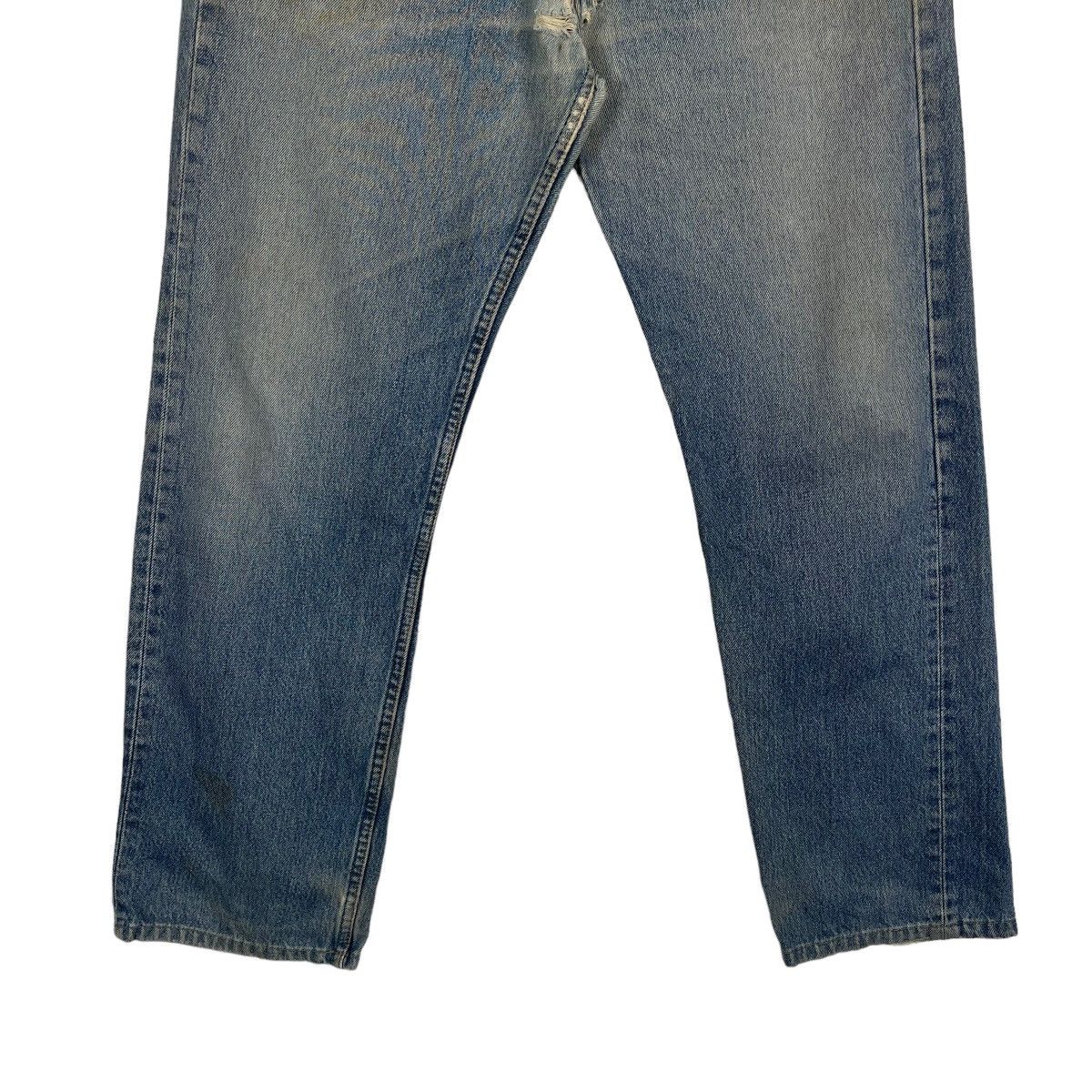 Levi's Vintage 90s Levis 501 Faded Blue Button Fly Distressed Denim Size US 34 / EU 50 - 4 Thumbnail