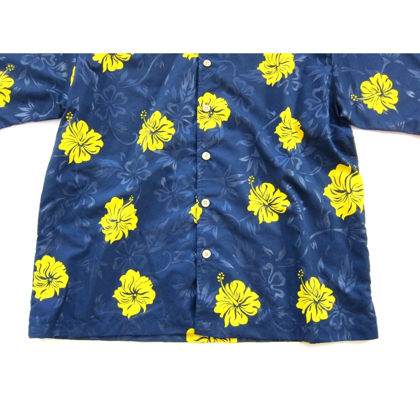 Vintage VINTAGE Street Culture Shirt Men XL Hawaiian Short Sleeve Floral Blue Yellow Floral Shirt XL Men Size US XL / EU 56 / 4 - 6 Thumbnail