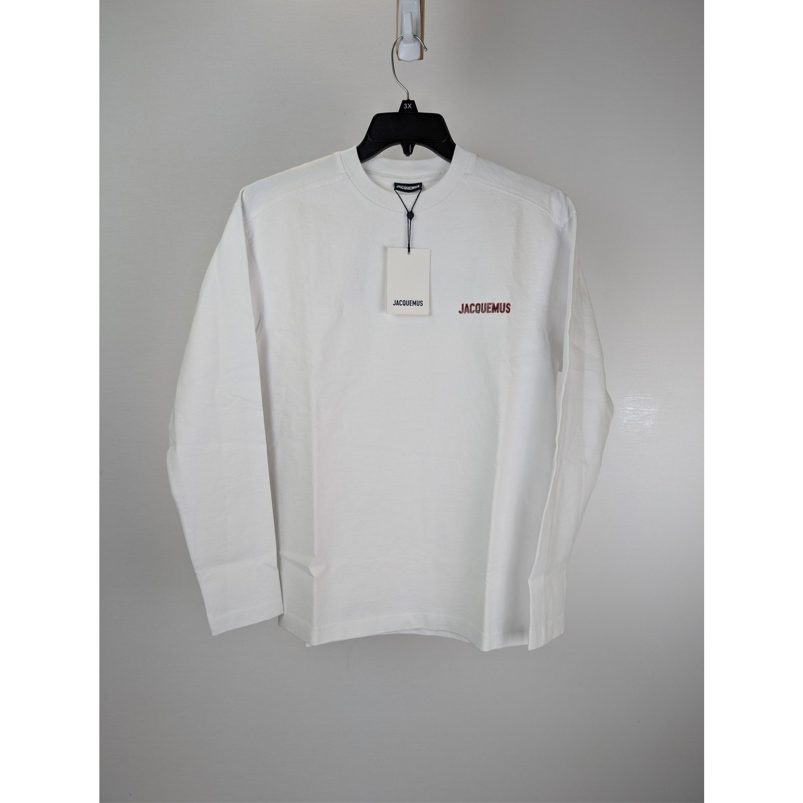 Jacquemus o1rshd1 LE T-Shirt Pavane ML / Jelly Print Shirt in White Size US XS / EU 42 / 0 - 2 Thumbnail