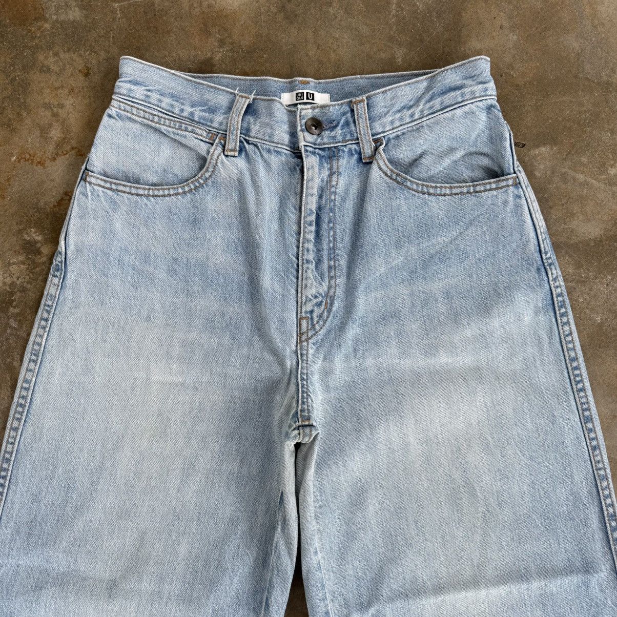 Japanese Brand VINTAGE JAPAN BAGGY STRAIGHT FADED JEAN DENIM PANTS Size US 29 - 3 Thumbnail