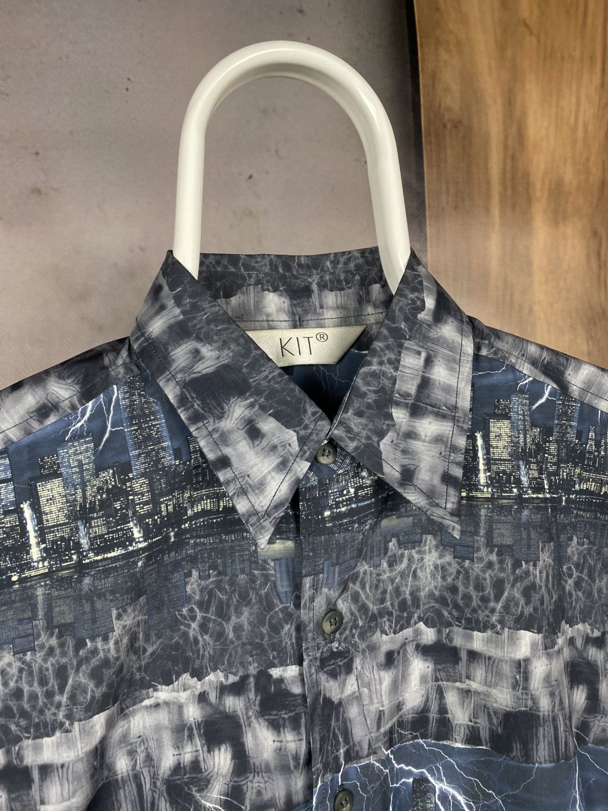 Vintage 🌃Vintage Shirt Short Sleeve KIT Overprint Oversized Fit Tee🌃 Size US M / EU 48-50 / 2 - 6 Thumbnail