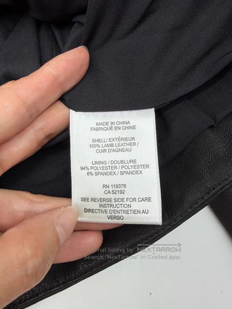 Helmut Lang Helmut Lang Dark deconstructed leather jacket Size M / US 6-8 / IT 42-44 - 5 Thumbnail