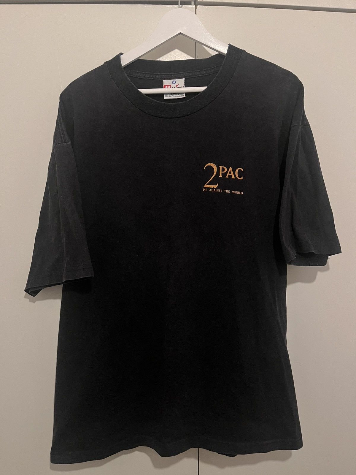 Vintage 2Pac 1995 promo t-shirt Tupac rap tee Size US XL / EU 56 / 4 - 1 Thumbnail