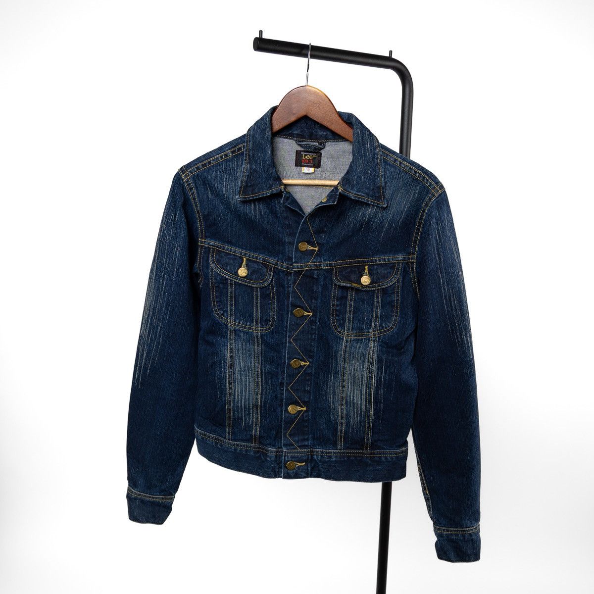 Lee Lee Womens Denim Jacket Vintage Blue Classic Trucker Cotton Size M / US 6-8 / IT 42-44 - 1 Thumbnail
