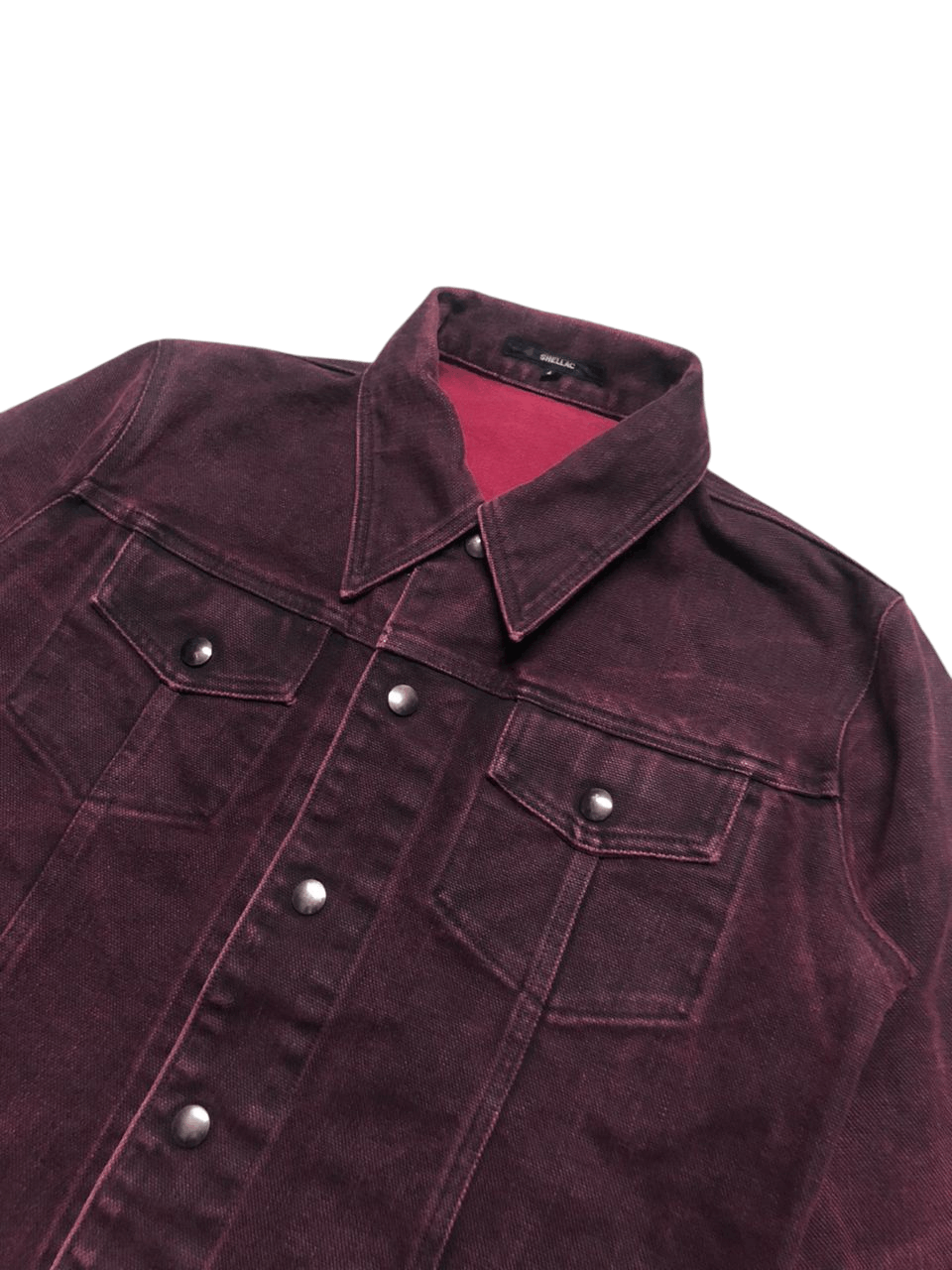 Shellac Vintage Shellac Denim Shirt Jacket Snap Button Nice Colour Size M / US 6-8 / IT 42-44 - 8 Thumbnail