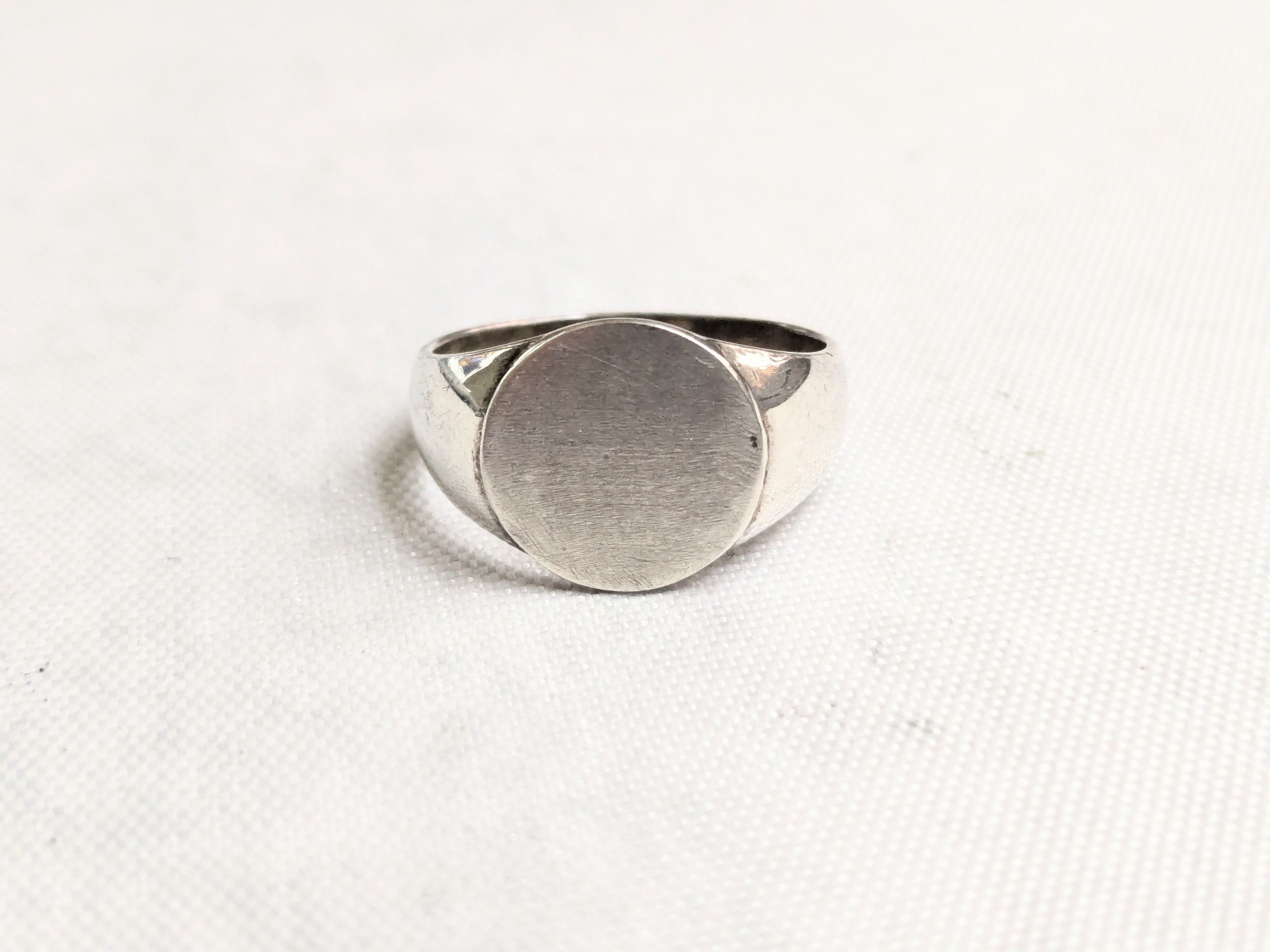 Jewelry Vintage Sterling Silver Signet Ring Size 7 Size ONE SIZE - 2 Thumbnail
