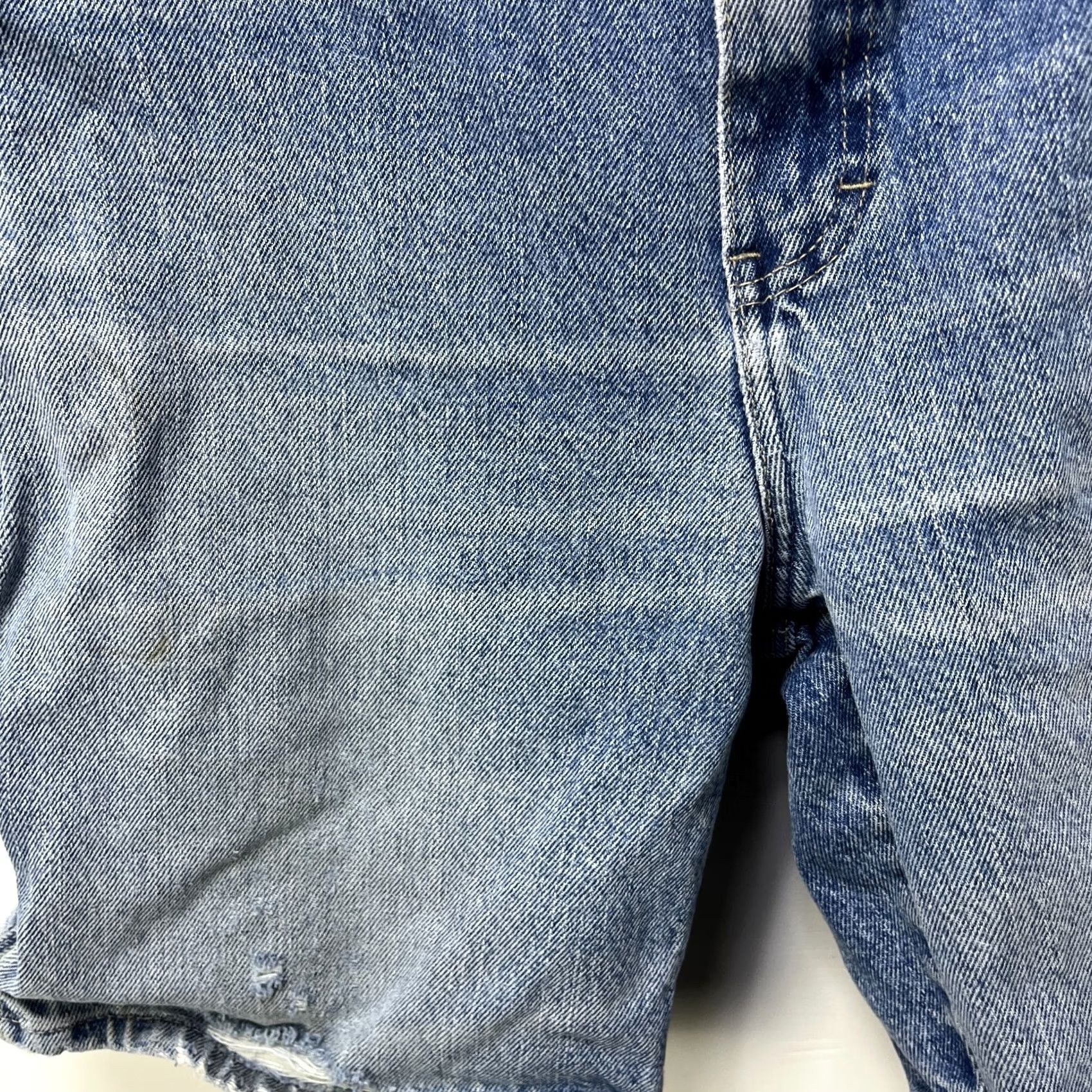 Dickies VINTAGE Dickies Jeans Shorts 32 Carpenter Jorts Denim 5-Pocket Blue Camouflage 90s Mens Shorts Women? Size US 32 / EU 48 - 6 Thumbnail