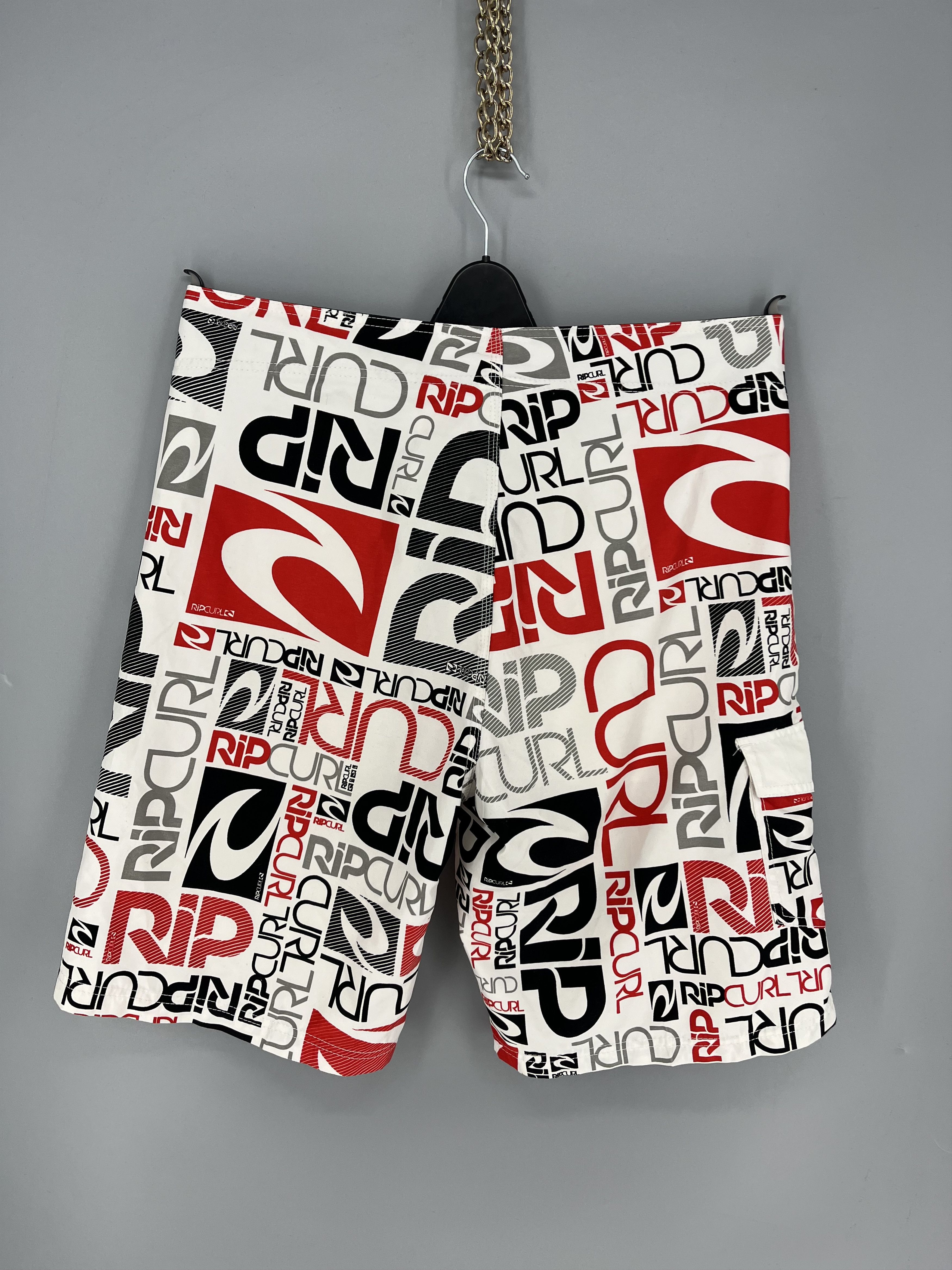 Rip Curl Vintage Rip Curl Mens Board Shorts Retro Multi Coloured Size US 36 / EU 52 - 6 Thumbnail
