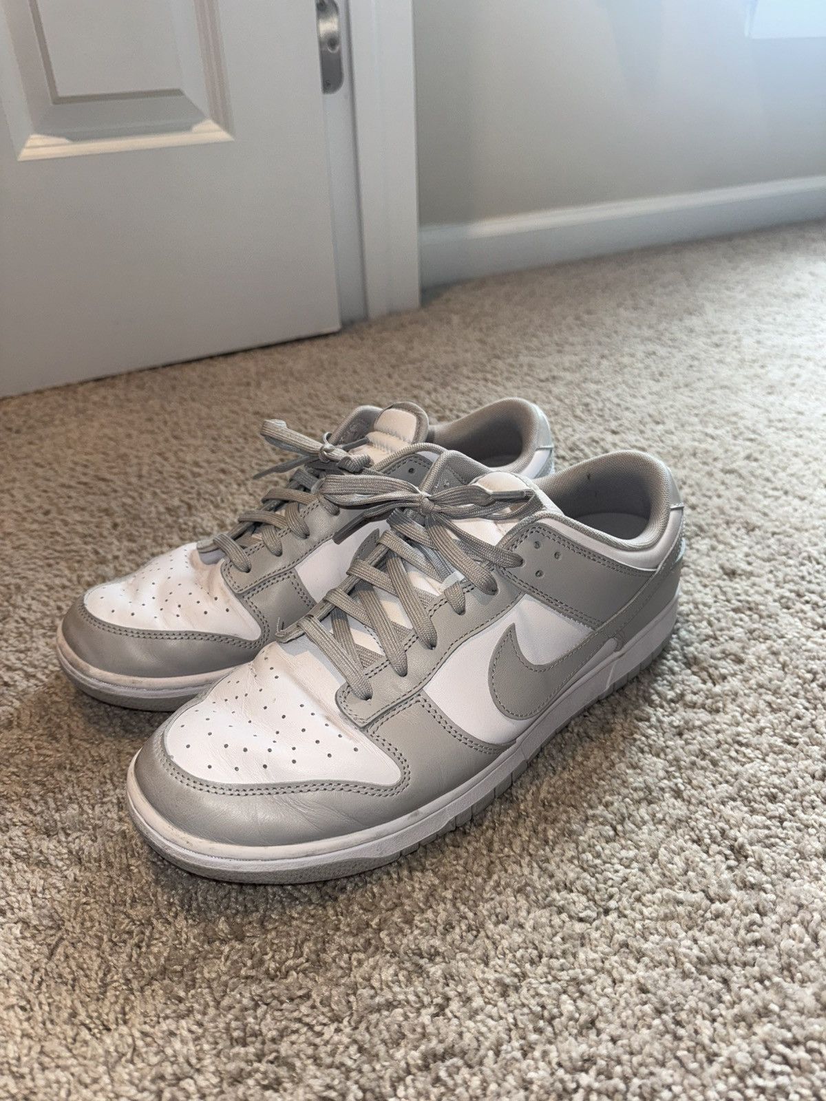 Nike Grey Nike Lows Size US 12 / EU 45 - 13 Thumbnail