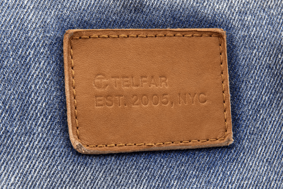 Telfar Small Denim Shopper distressed - Blue Size ONE SIZE - 2 Thumbnail