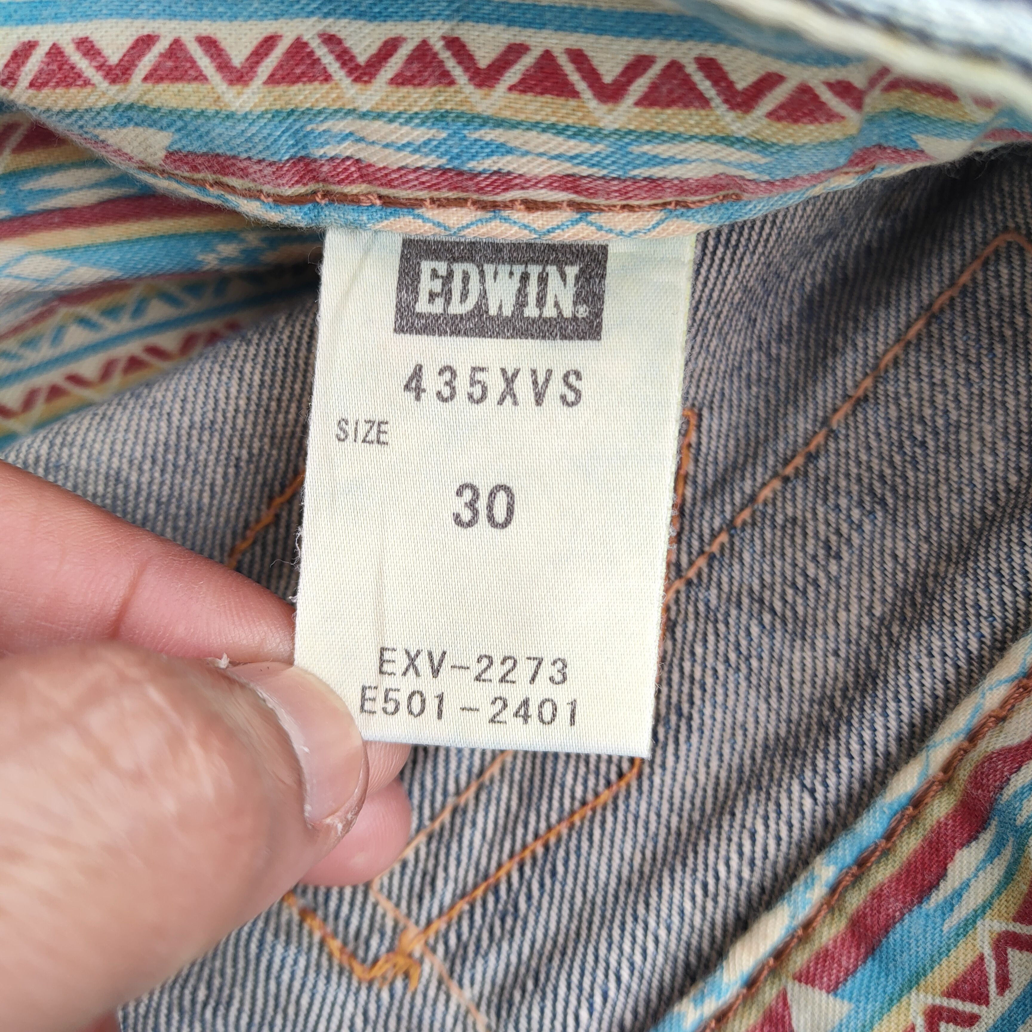 Edwin VINTAGE EDWIN FADED RIPPED DENIM JEANS PANTS Size US 34 / EU 50 - 12 Thumbnail