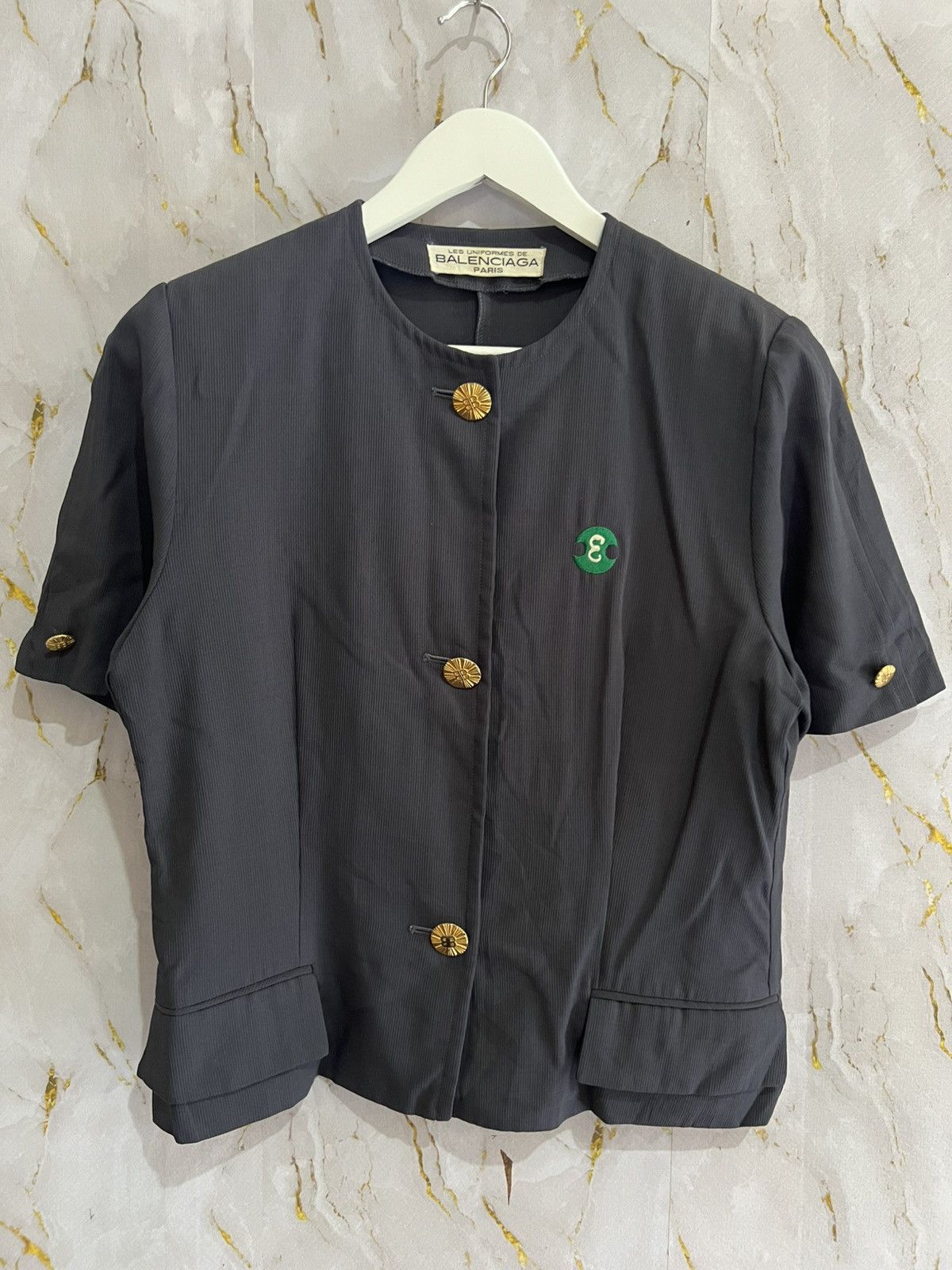 Balenciaga BALENCIAGA PARIS SHIRT BUTTON UP Size S / US 4 / IT 40 - 1 Thumbnail
