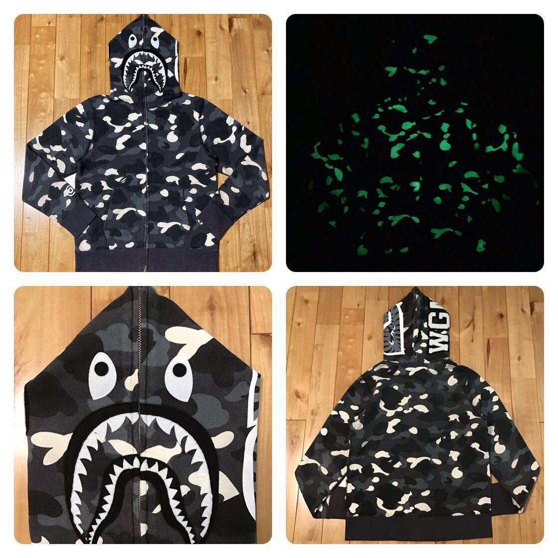 Bape city camo glow in the dark hoodie sale