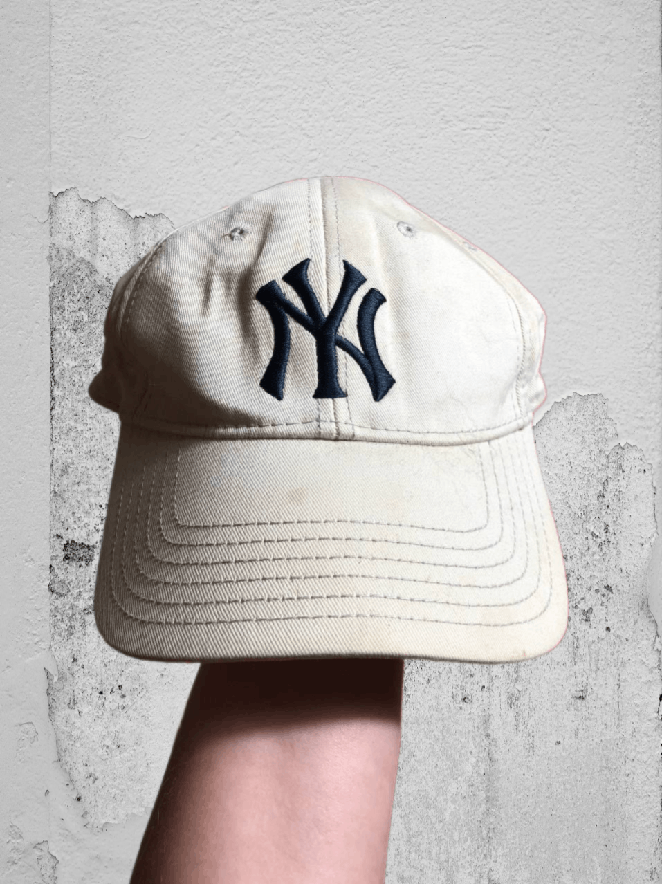 New York Yankees × Vintage Vintage Fur Faux Fuzzy Y2k Ushanka Hat Size ONE SIZE - 1 Thumbnail
