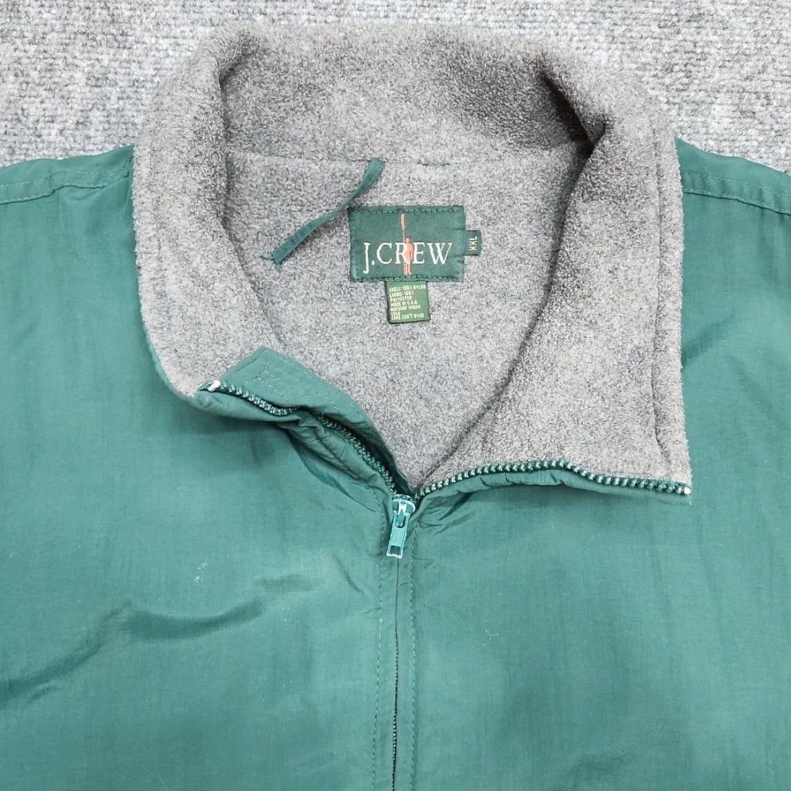 J.Crew VINTAGE J.CREW Field Jacket Men 2XL Green Full Zip Coat Fleece 90s Oarsman Regular Size US XXL / EU 58 / 5 - 3 Thumbnail