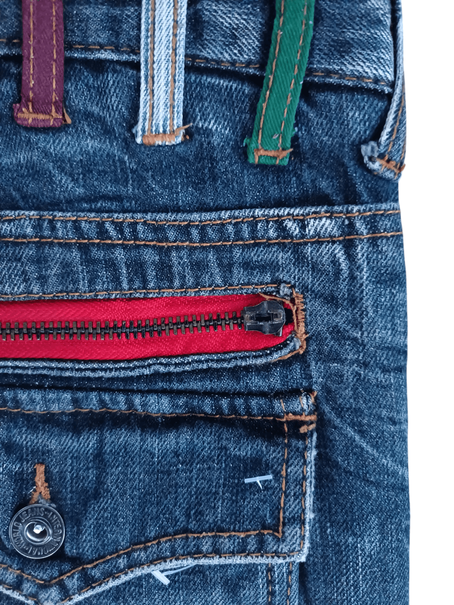 20471120 SICK DOUBLE WAIST Y2K NYLAUS BUSH PANT PUNK GRUNGE STYLE Size US 32 / EU 48 - 19 Thumbnail