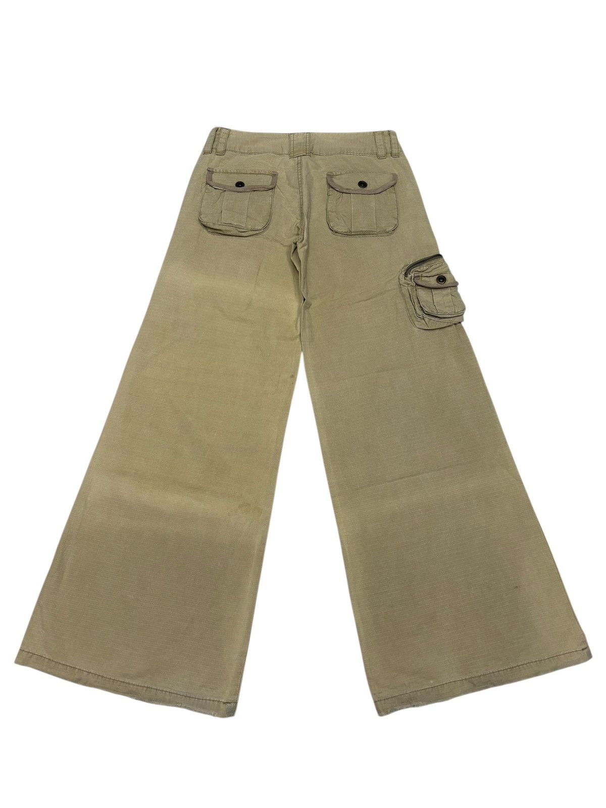GOA 🔥G.O.A SUPER FLARED PARACHUTE PANTS CARGO LOW RISE Size US 28 / EU 44 - 8 Thumbnail