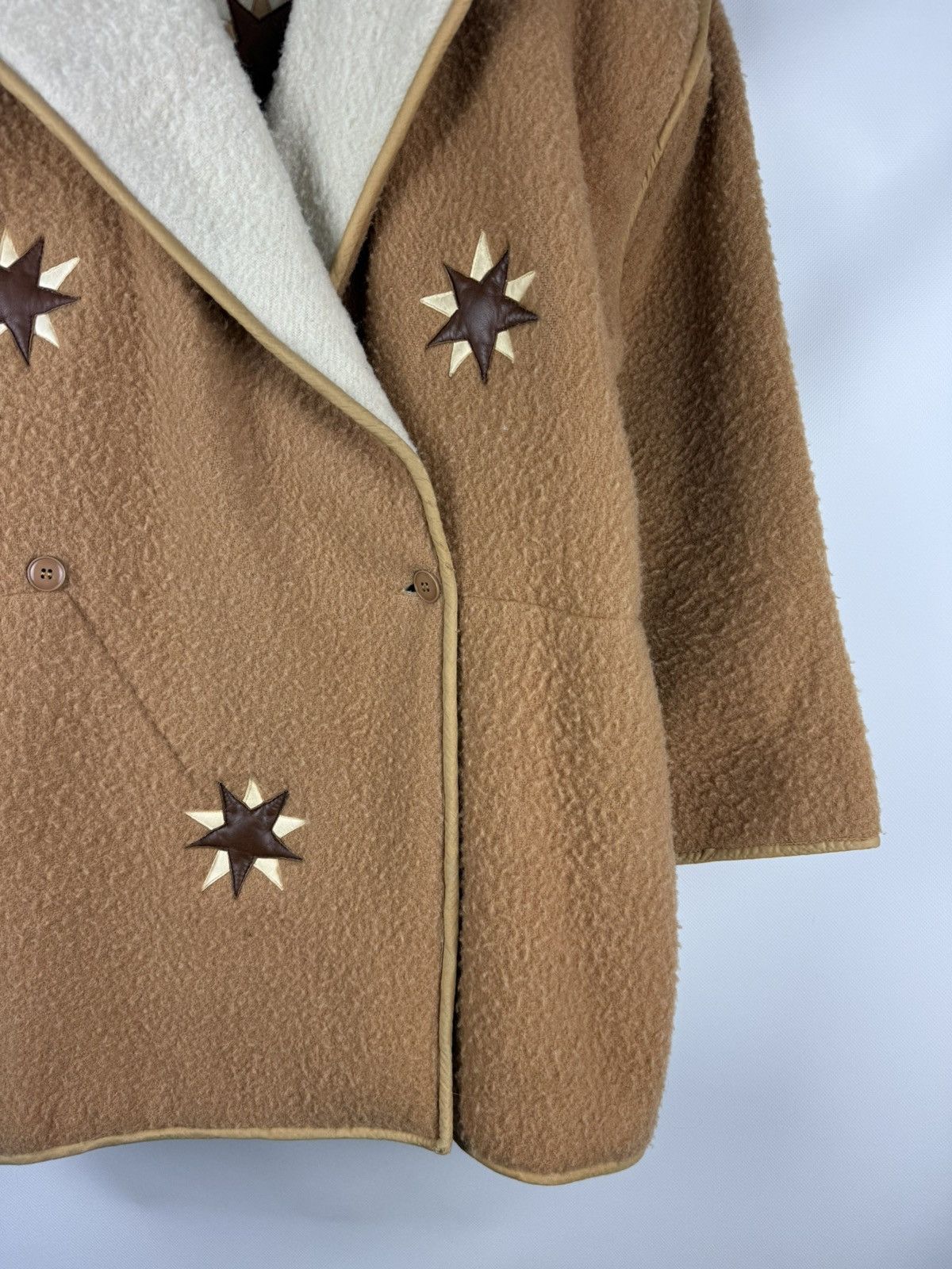Jean Charles De Castelbajac Rare VTG Jean Charles De Castelbajac Heavy Wool Coat Jacket Size XXL / US 16-18 / IT 52-54 - 4 Thumbnail