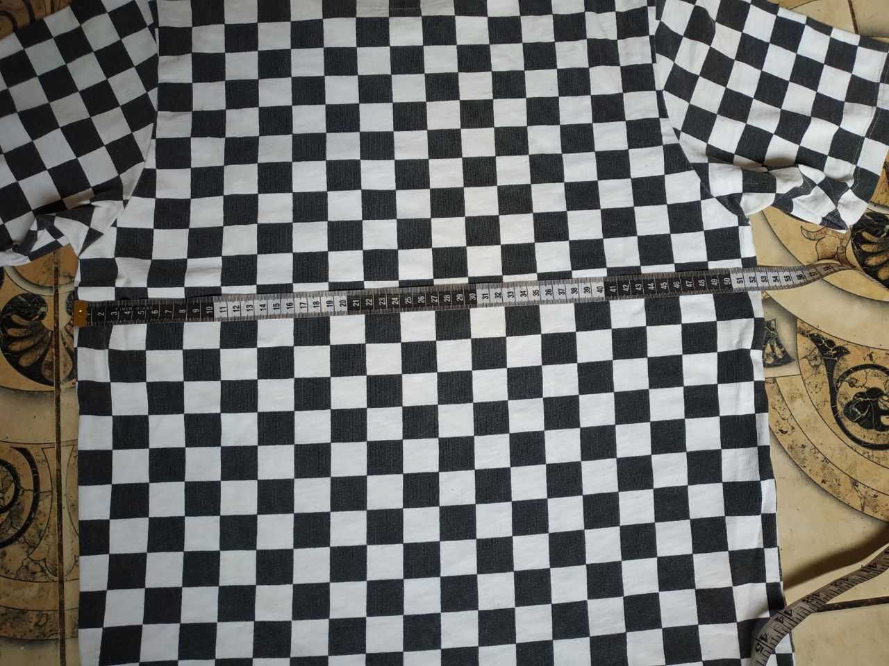 Supreme Supreme Checkerboard Pocket Tee Black/White Small Box Logo Size US M / EU 48-50 / 2 - 15 Thumbnail