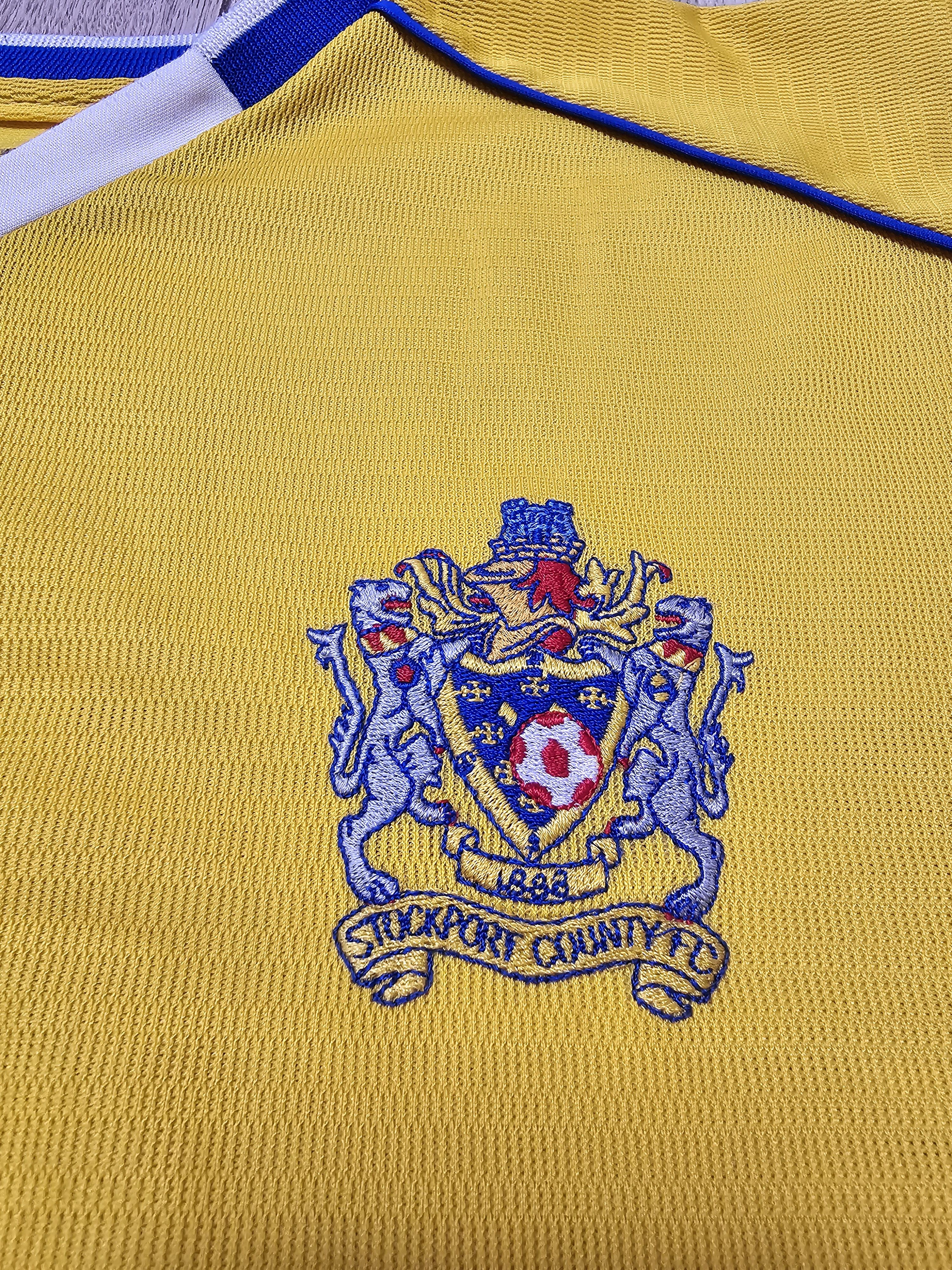 Vintage STOCKPORT COUNTY 2003 2004 AWAY FOOTBALL SHIRT SOCCER JERSEY Size US XXL / EU 58 / 5 - 4 Thumbnail