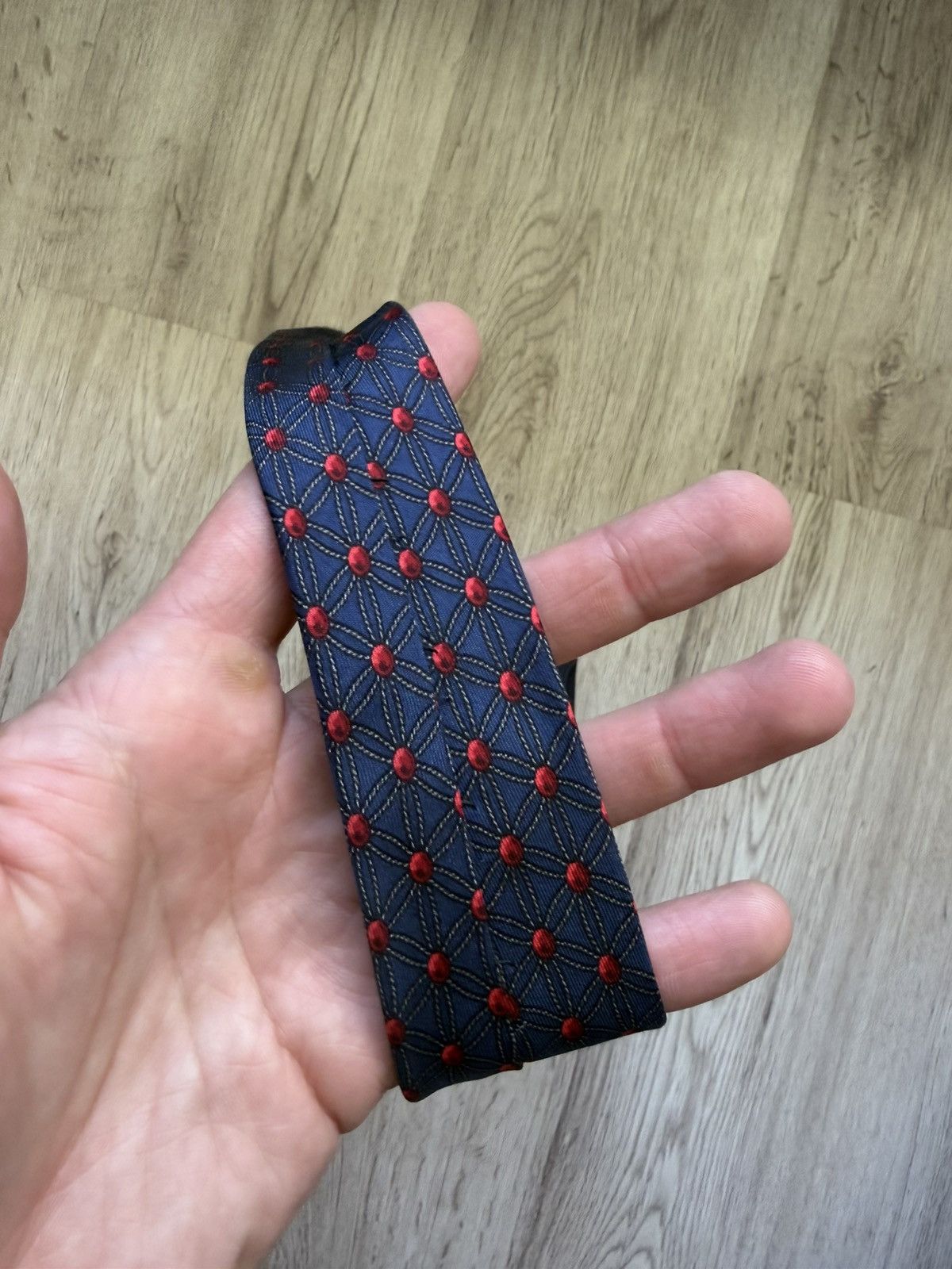 Hermes Hermes tie floral monogram silk Size ONE SIZE - 14 Thumbnail
