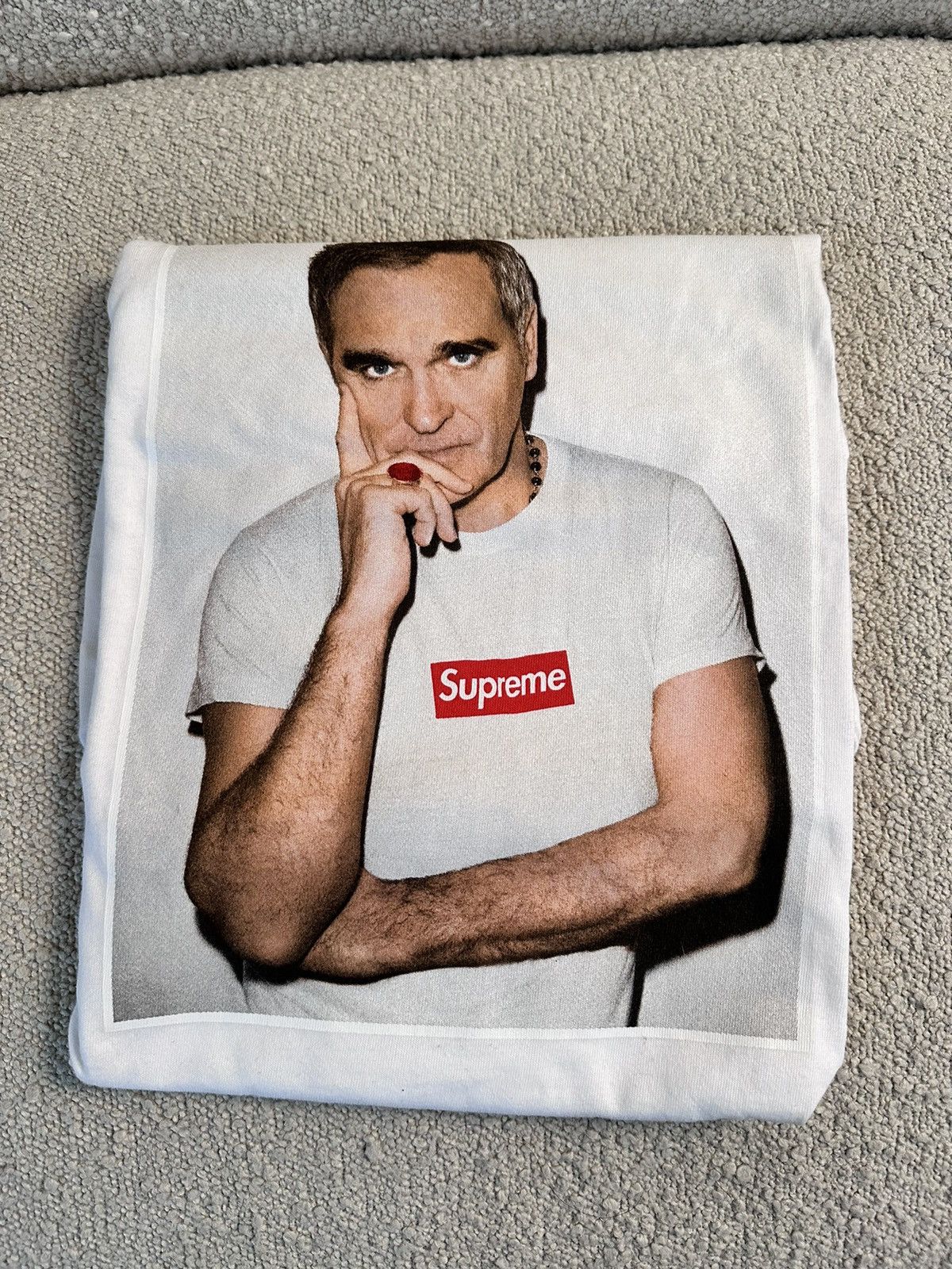 Supreme Supreme Morrissey Photo tee White X-Large [NEW] | Grailed