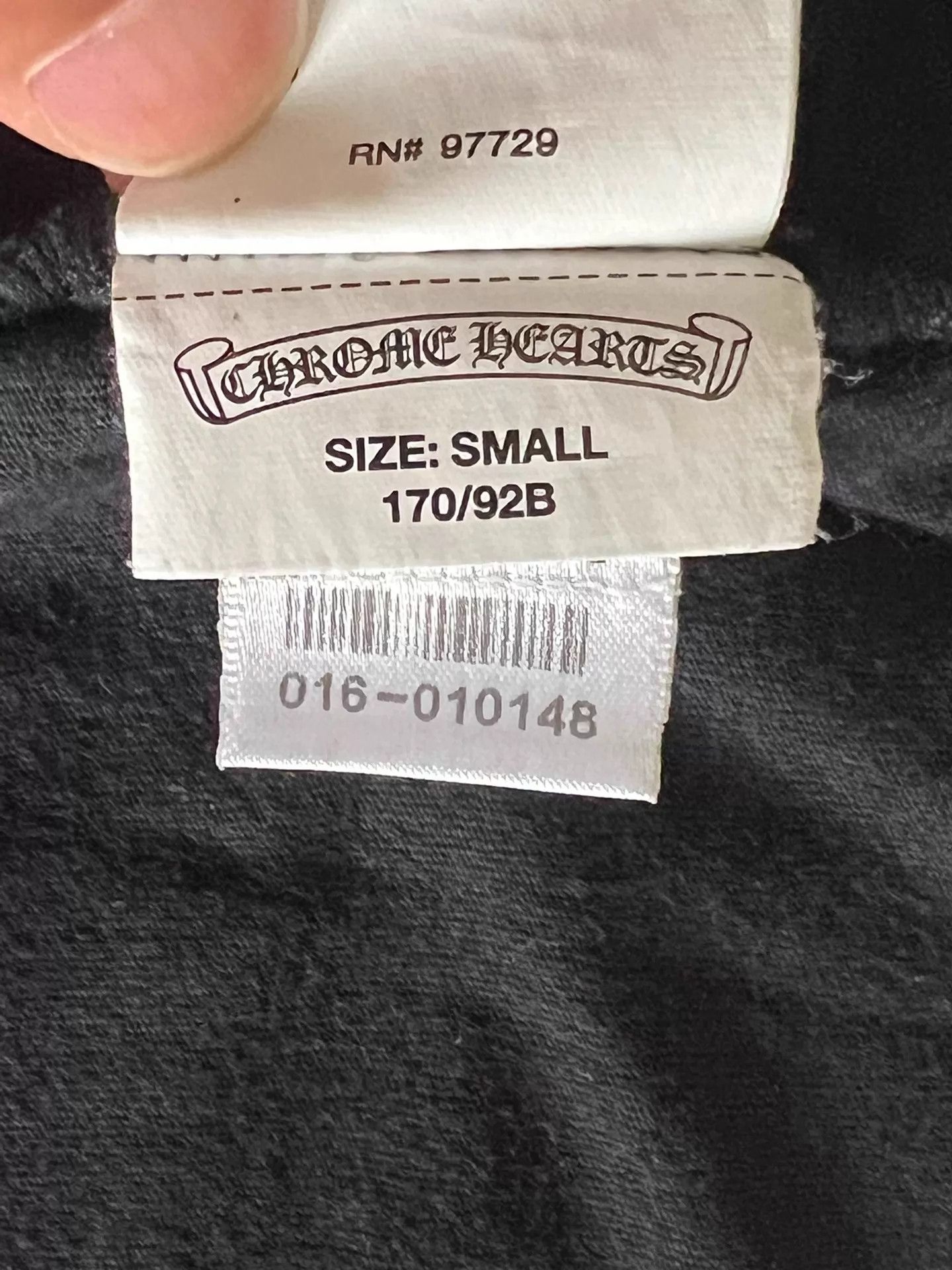 Chrome Hearts Chrome Hearts Black Scroll Short Sleeve T-Shirt S USA Red Size US S / EU 44-46 / 1 - 9 Thumbnail