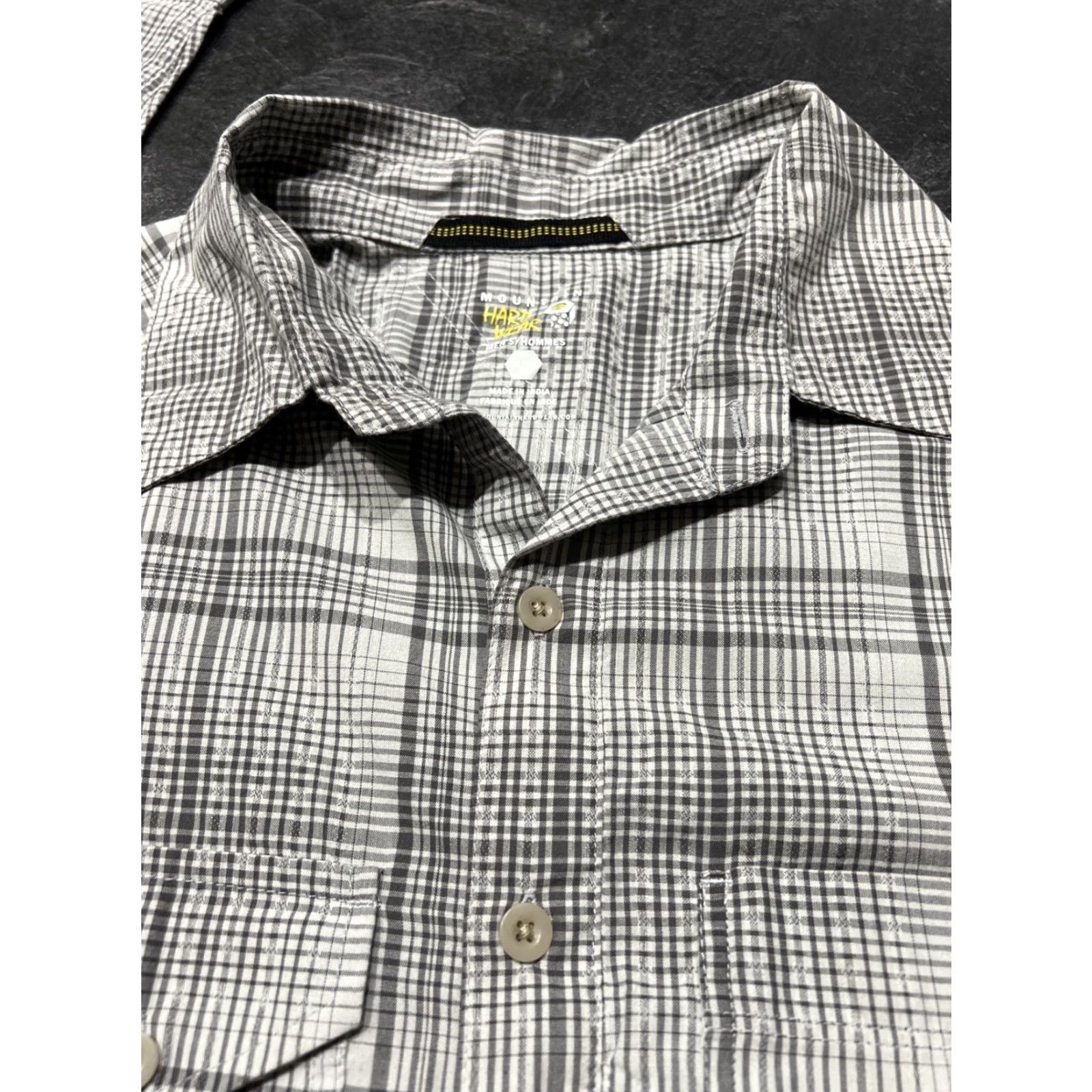 Mountain Hardwear Mountain Hardwear Men's Long Sleeve Button Up Shirt Medium Gray Striped Casual Clothing Size US M / EU 48-50 / 2 - 4 Thumbnail