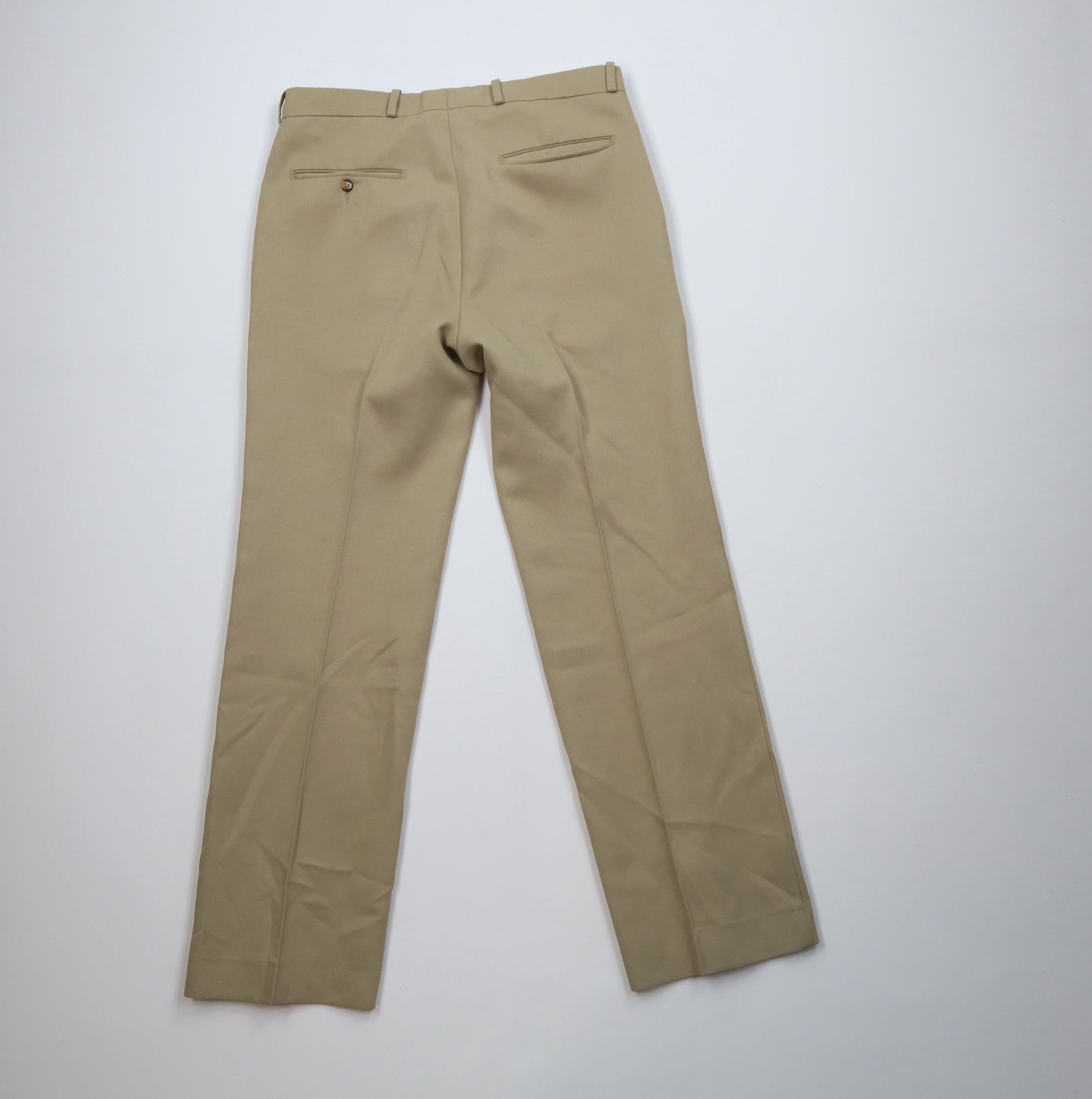 Vintage Vintage 70s Streetwear Flared Wide Leg Chino Pants Beige USA Size US 32 / EU 48 - 7 Thumbnail