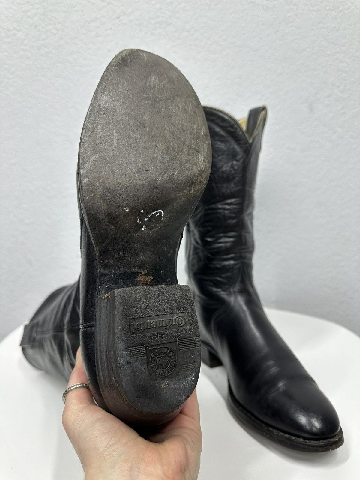 A.S.98 Vintage High Heels Leather Boots Knee Y2k Avantgarde Rare Size US 9 / IT 39 - 9 Thumbnail
