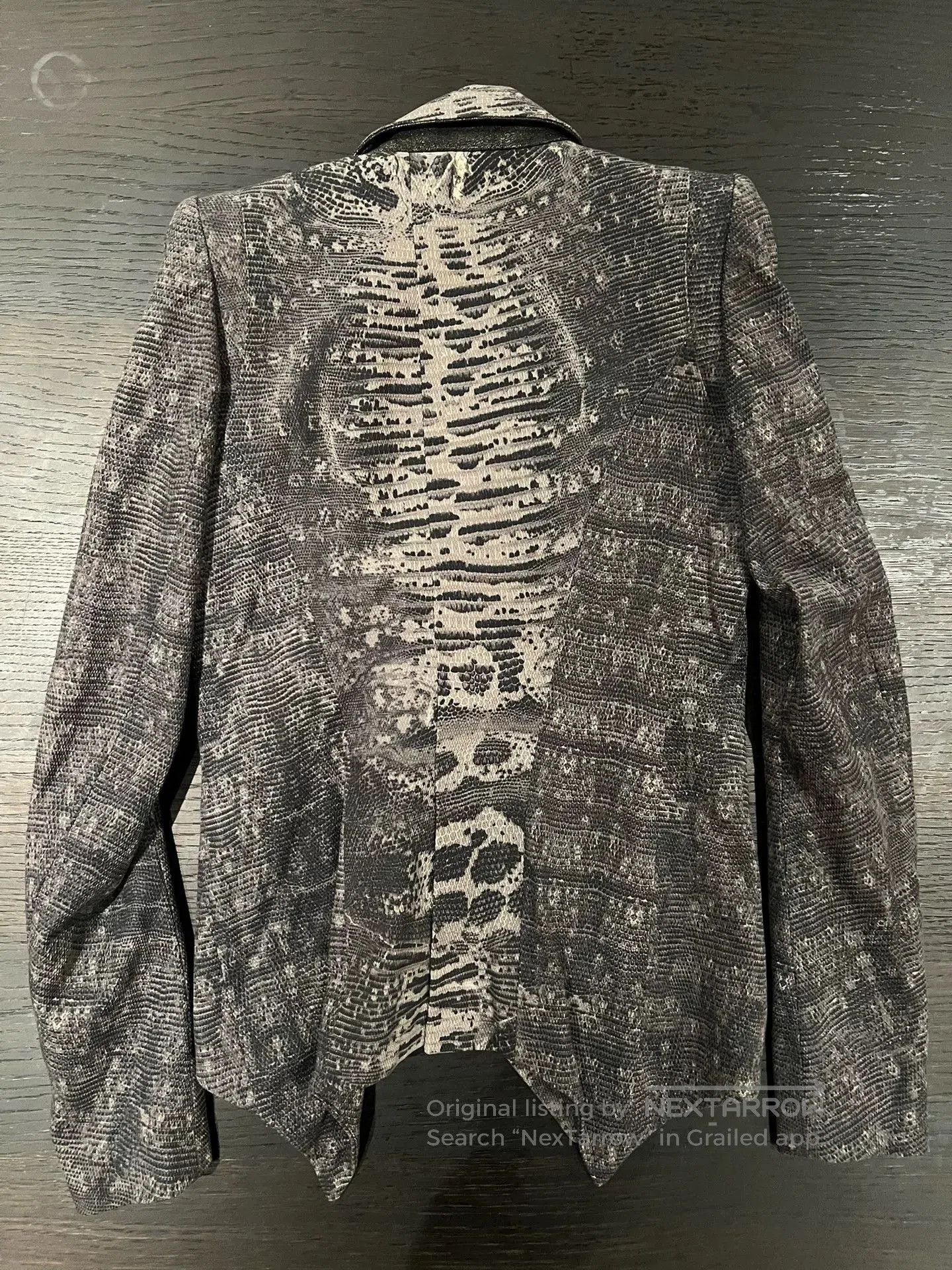 If Six Was Nine Reptile Snake Print Blazer Jacket. Size XS / US 0-2 / IT 36-38 - 4 Thumbnail