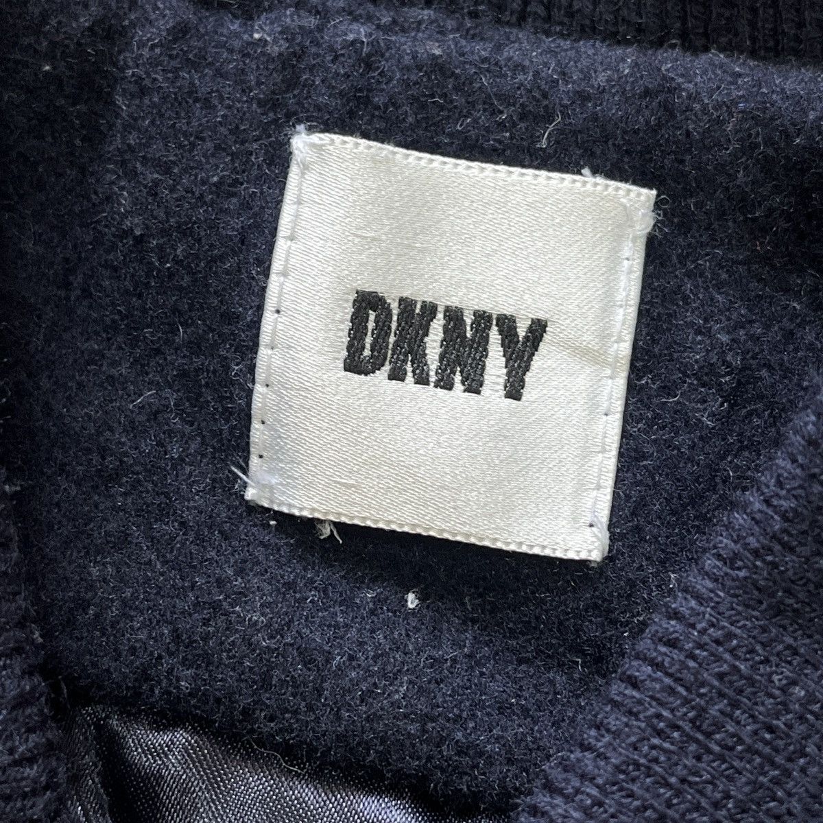 DKNY × Vintage DKNY USA Two Ways Bomber Wool Jacket Size US M / EU 48-50 / 2 - 16 Thumbnail