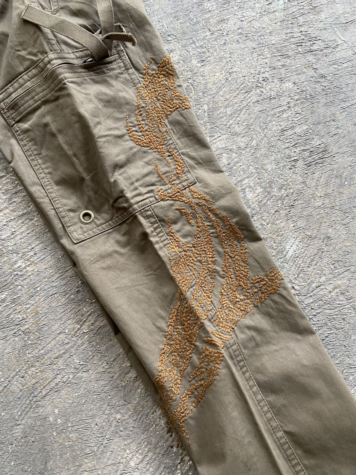 20471120 1990s 291295 Homme - Harajuku Style Cargo Bondage Pants Size US 30 / EU 46 - 15 Thumbnail