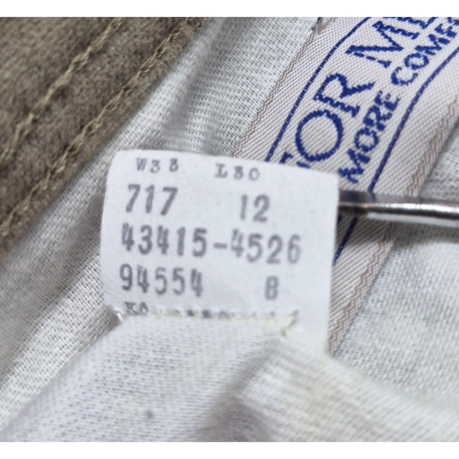 Levi's VINTAGE Levi's 717 Jeans Mens 32x29 Straight Regular Fit Denim 80s 90s Size US 32 / EU 48 - 5 Thumbnail