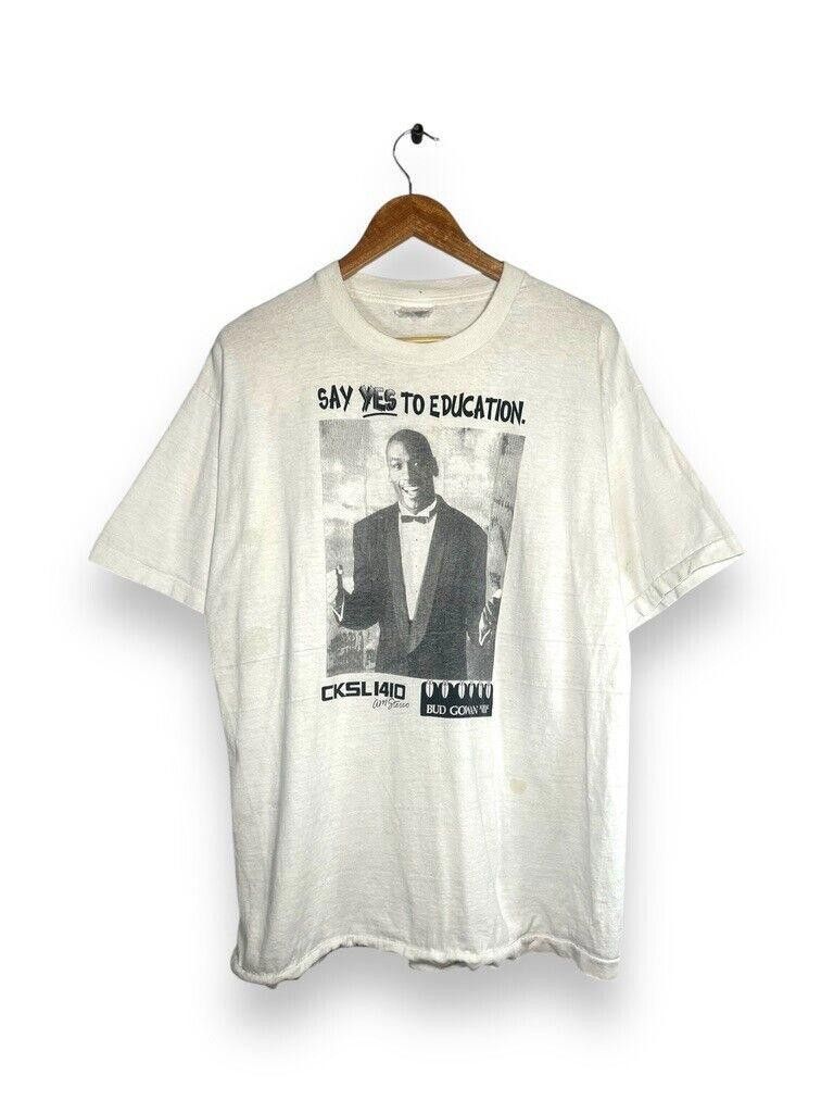 Vintage 90s Micheal Jordan Say Yes To Education Bud Gowan