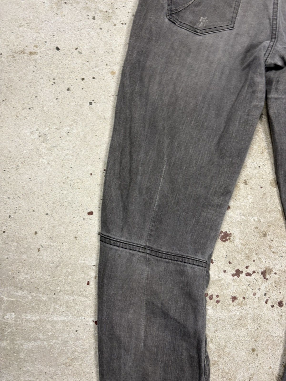 John Galliano 2000s John Galliano Grey Jeans Denim Pants Studs Rhinestones Size 30" / US 8 / IT 44 - 16 Thumbnail