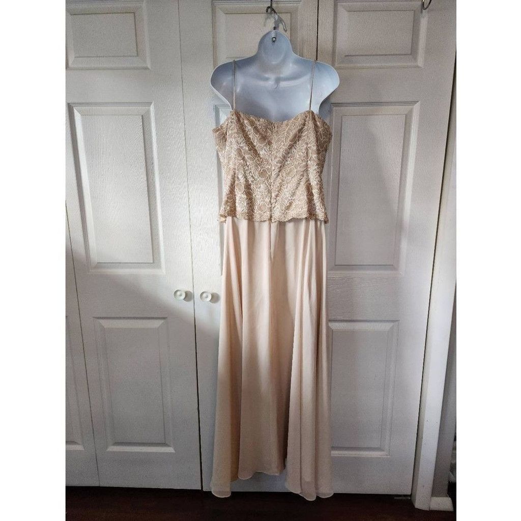 Unknown London Davids Bridal Tan Formal Size XXL / US 16-18 / IT 52-54 - 6 Thumbnail