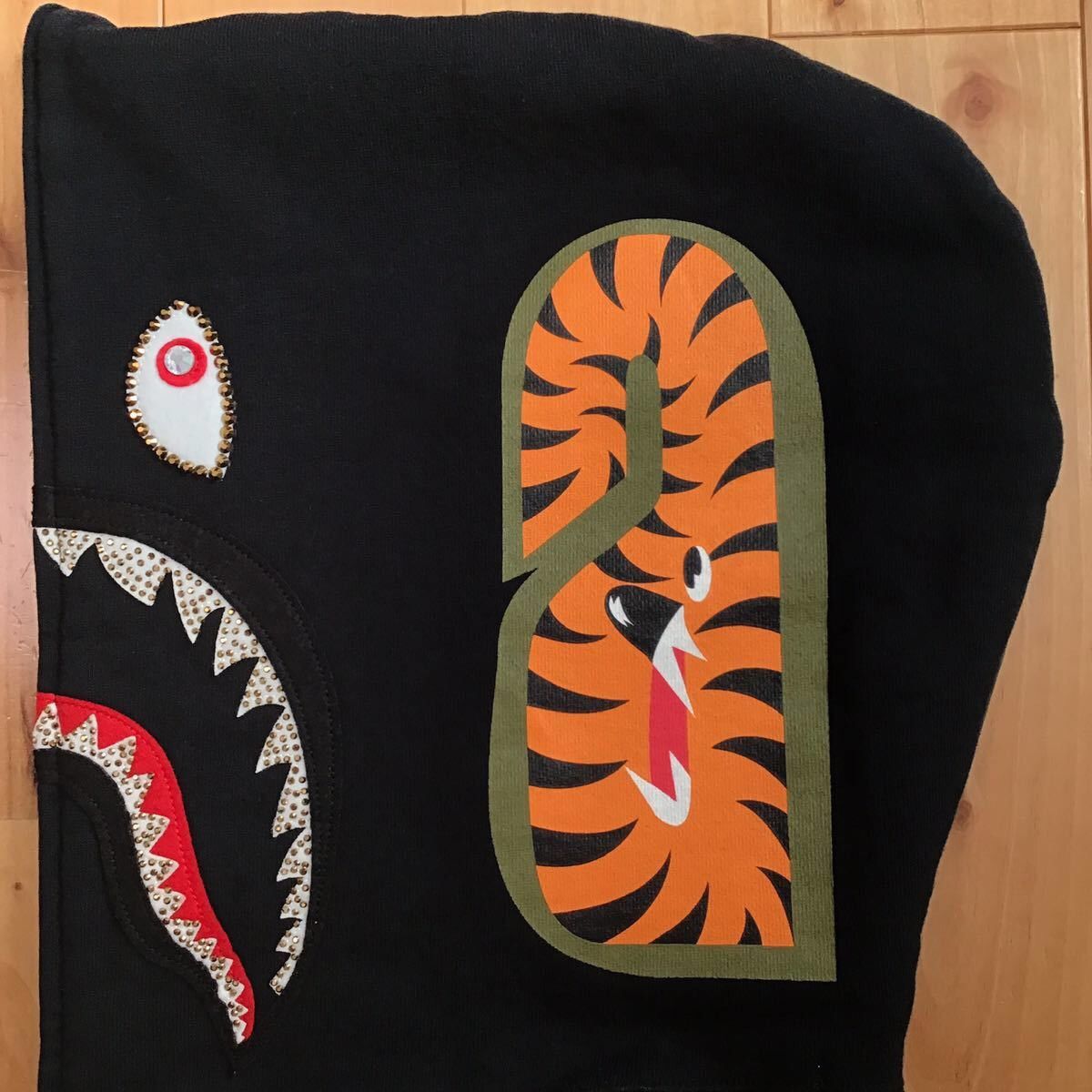Bape × Swarovski 2014 Swarovski Shark full zip hoodie BAPE a bathing ape Size US S / EU 44-46 / 1 - 6 Thumbnail