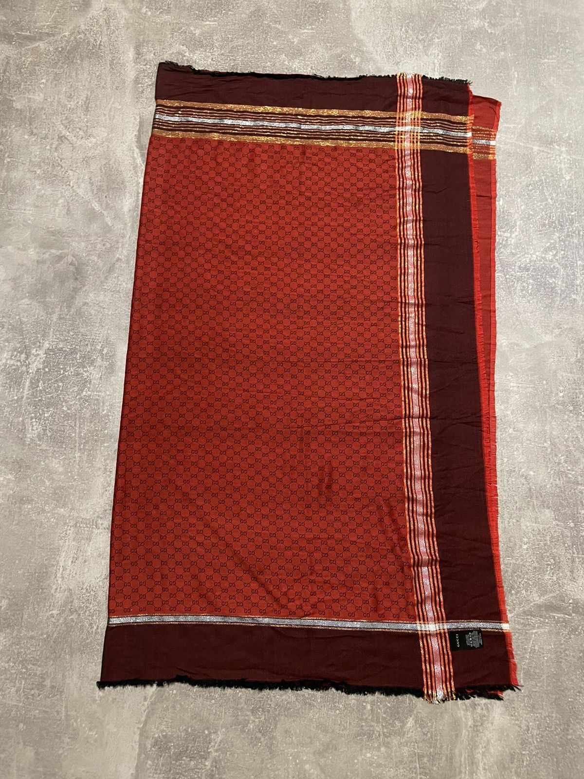 Gucci Gucci Monogram Scarf Shawl Size ONE SIZE - 5 Thumbnail