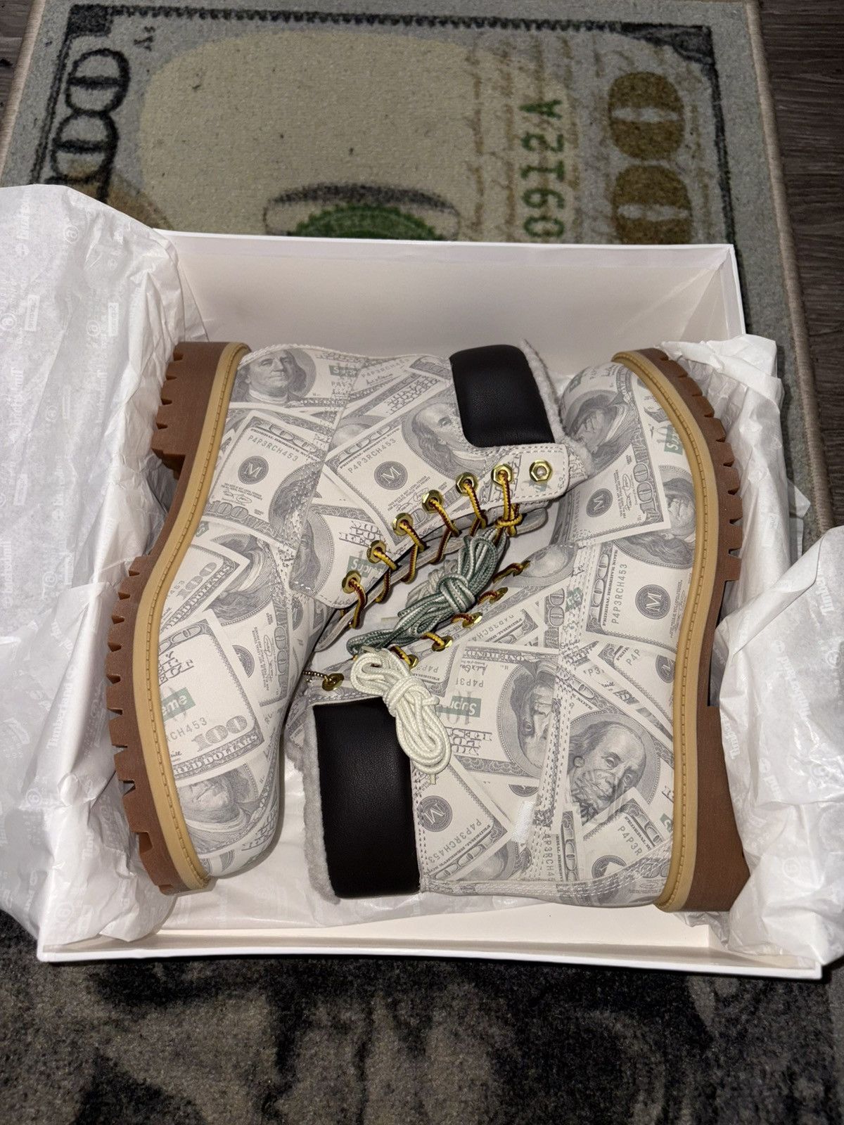 Maison Margiela × Supreme Timberland Premium Waterproof Boot Supreme Maison Margiela Size US 8.5 / EU 41-42 - 2 Thumbnail