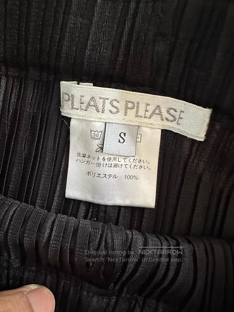 Issey Miyake Issey Miyake size:3 Black Pleated Long Pants Size 23" - 2 Thumbnail