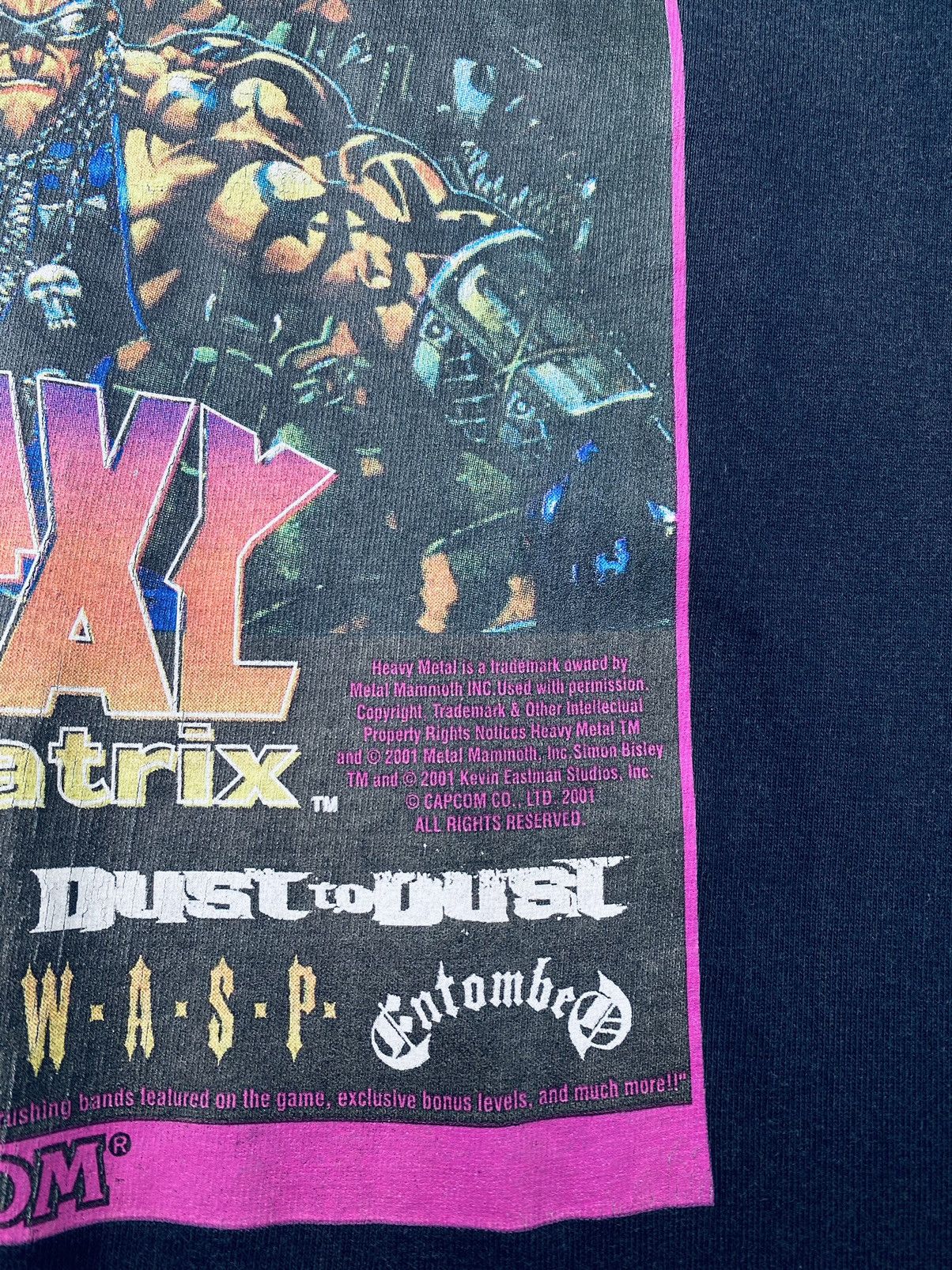Band Tees Vintage Anime Game Heavy Metal Geomatrix Distressed Tees Size US L / EU 52-54 / 3 - 5 Thumbnail