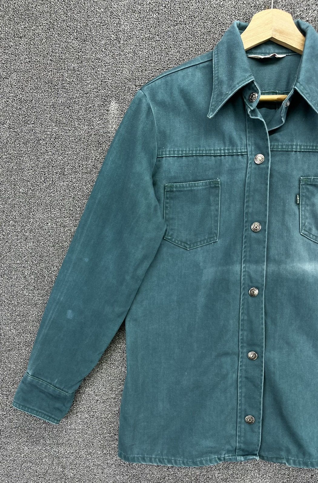 Levi's Vintage 70s Levi's Big E Black Tab Button Up Flannel Jacket Size M / US 6-8 / IT 42-44 - 3 Thumbnail