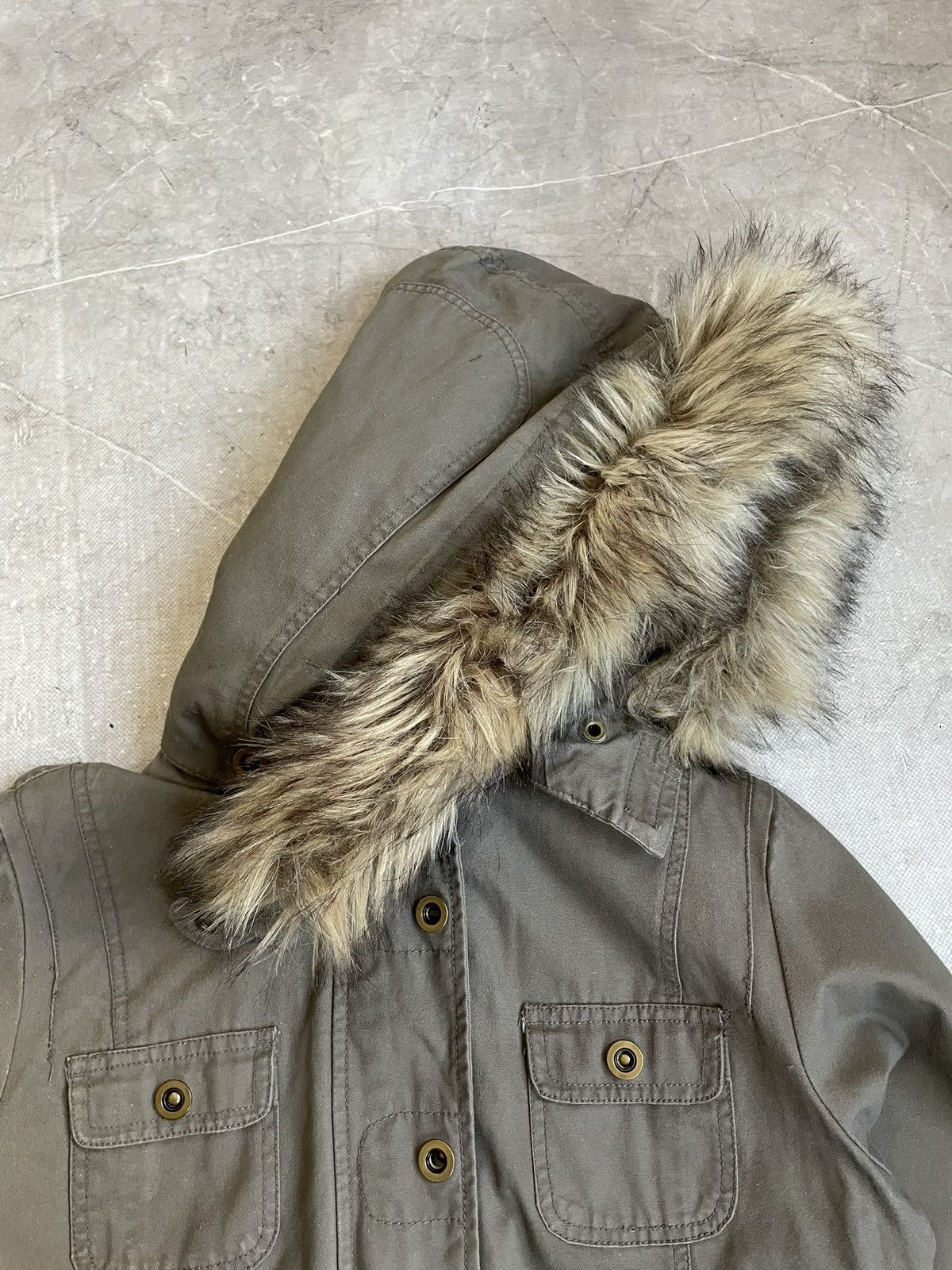 Yohji Yamamoto Green Fur Jacket Vintage Military Style hysteric glamour y2k Size US S / EU 44-46 / 1 - 7 Thumbnail