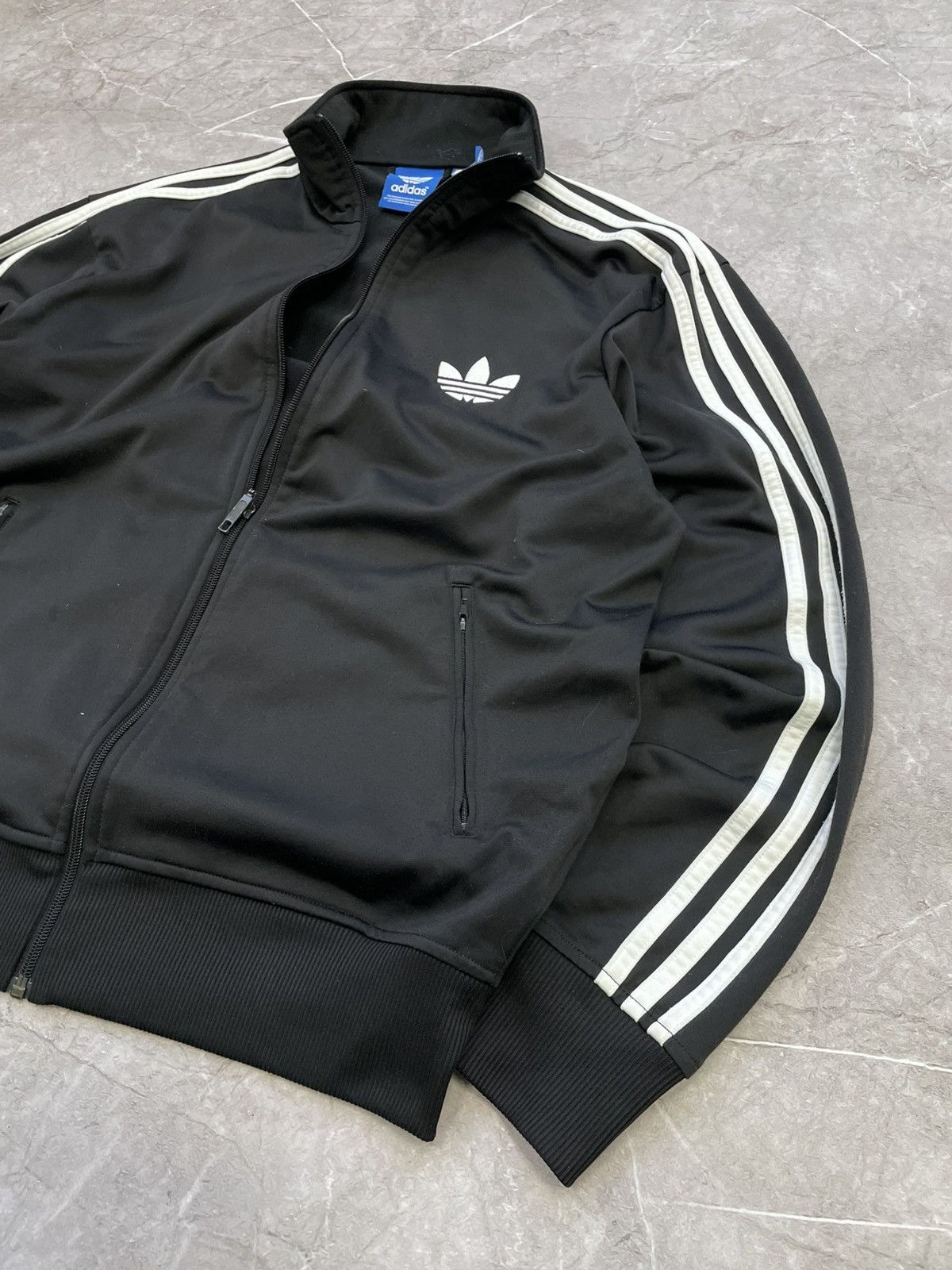 Adidas × Vintage ADIDAS Original Vintage Zip Up red Full Striped Size US M / EU 48-50 / 2 - 6 Thumbnail